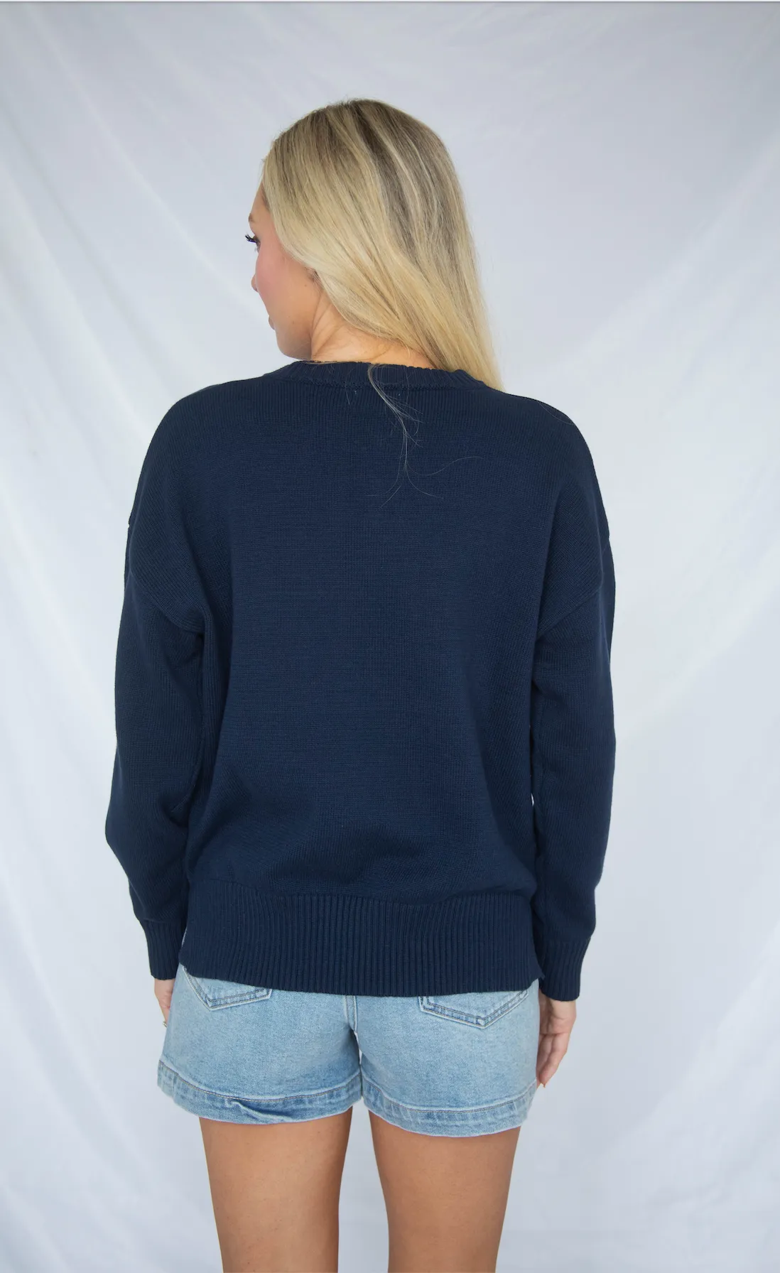 declaration flag sweater - navy sold by RIFFRAFF product image thumbnail 4