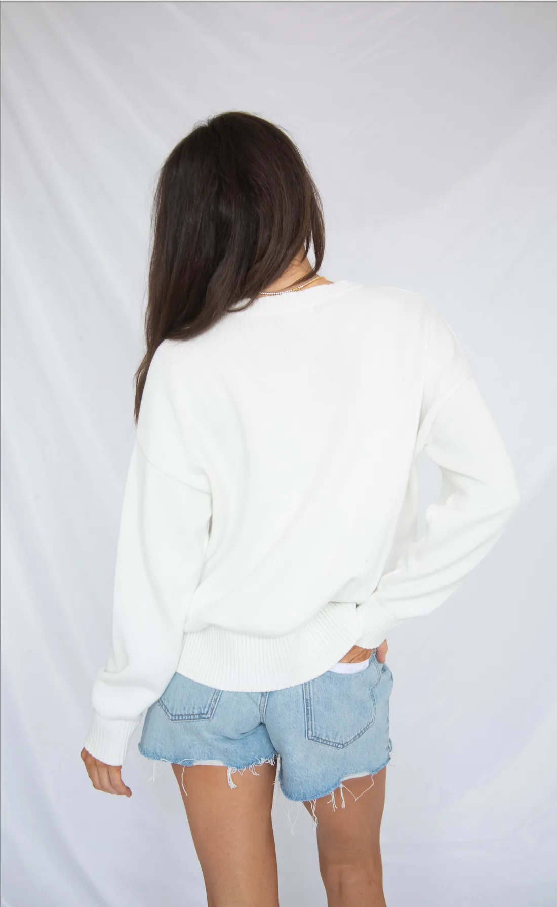 declaration flag sweater - white sold by RIFFRAFF product image thumbnail 4
