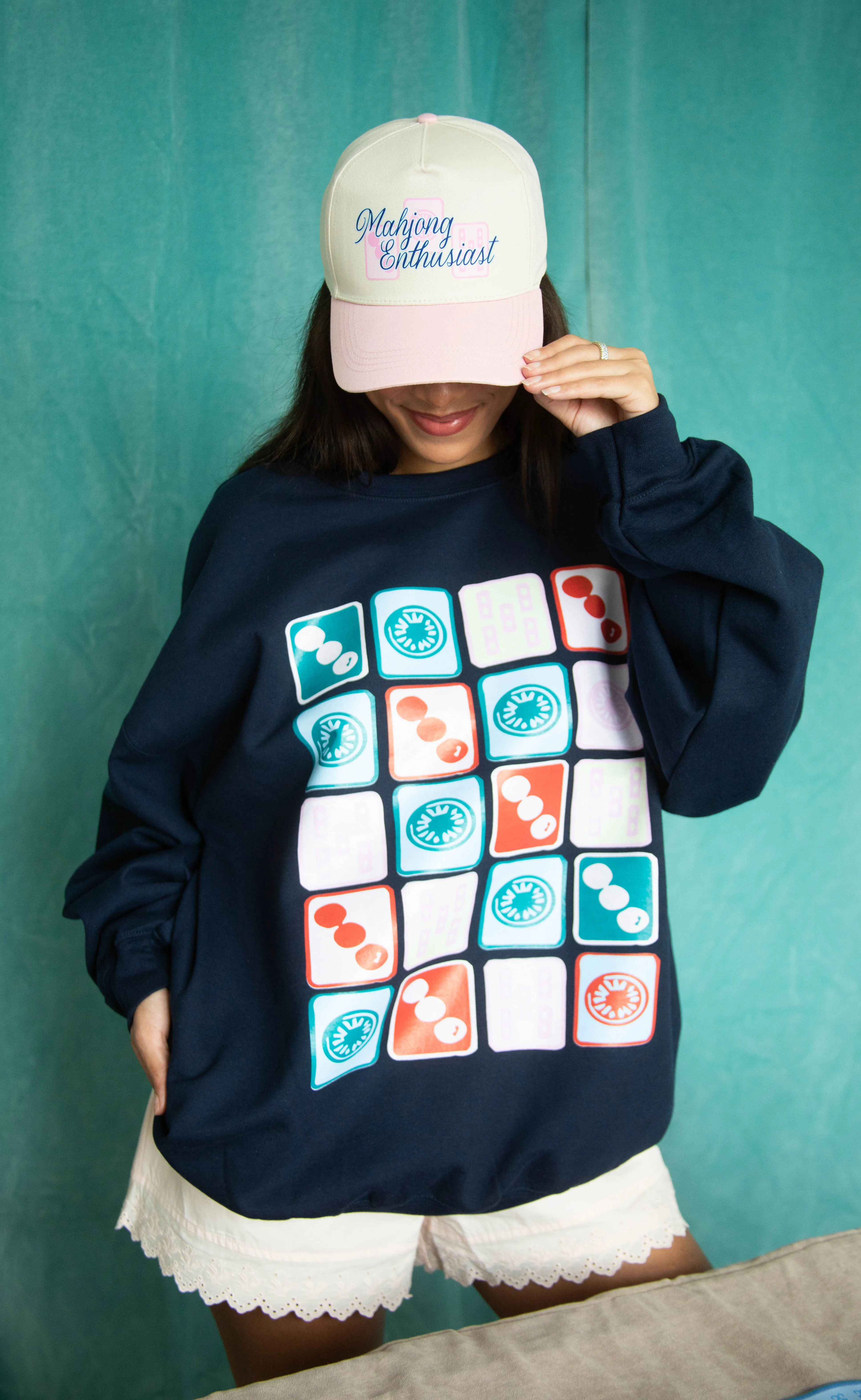 friday + saturday: mahjong enthusiast trucker sold by RIFFRAFF product image thumbnail 4
