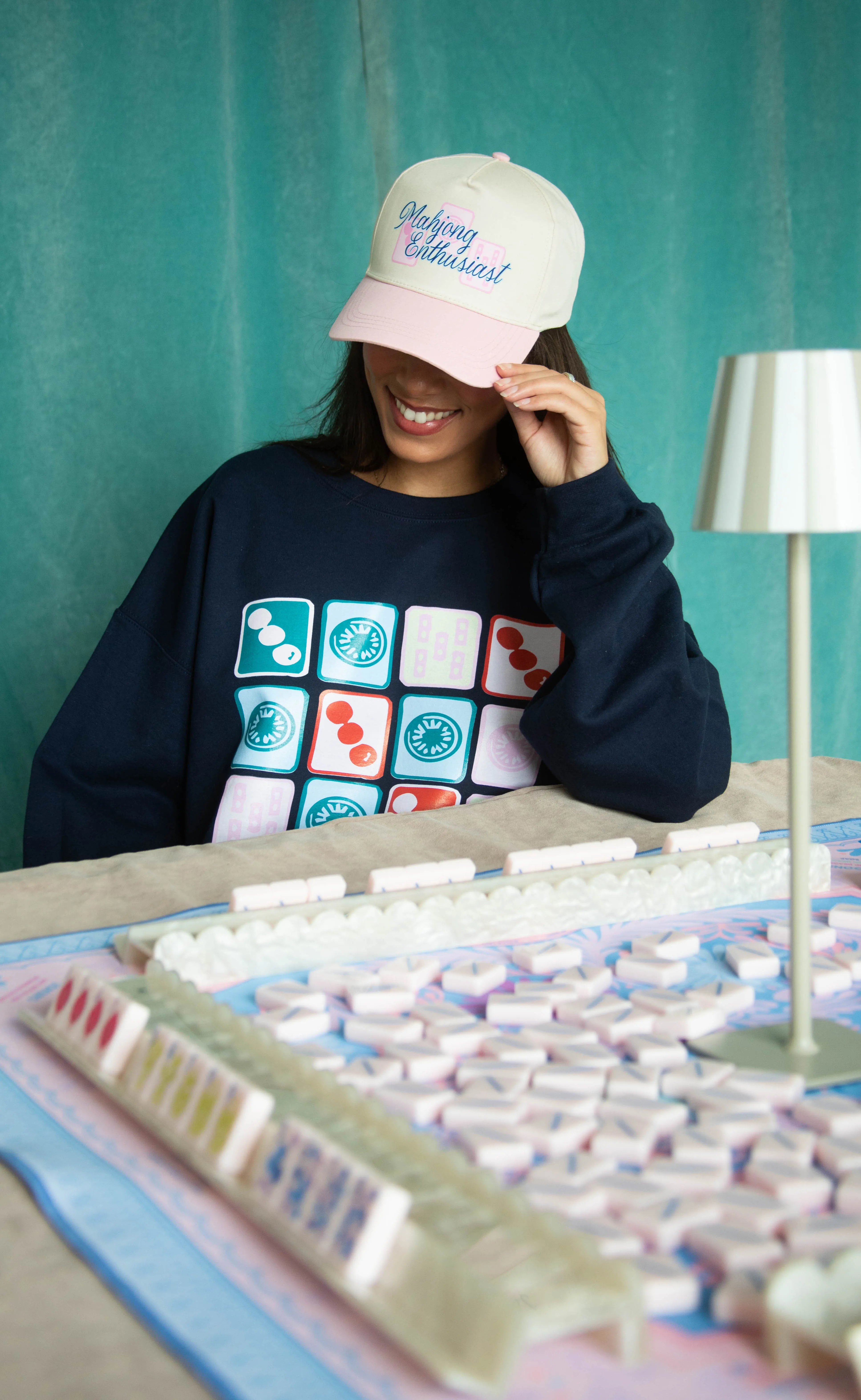 friday + saturday: mahjong enthusiast trucker sold by RIFFRAFF product image thumbnail 3
