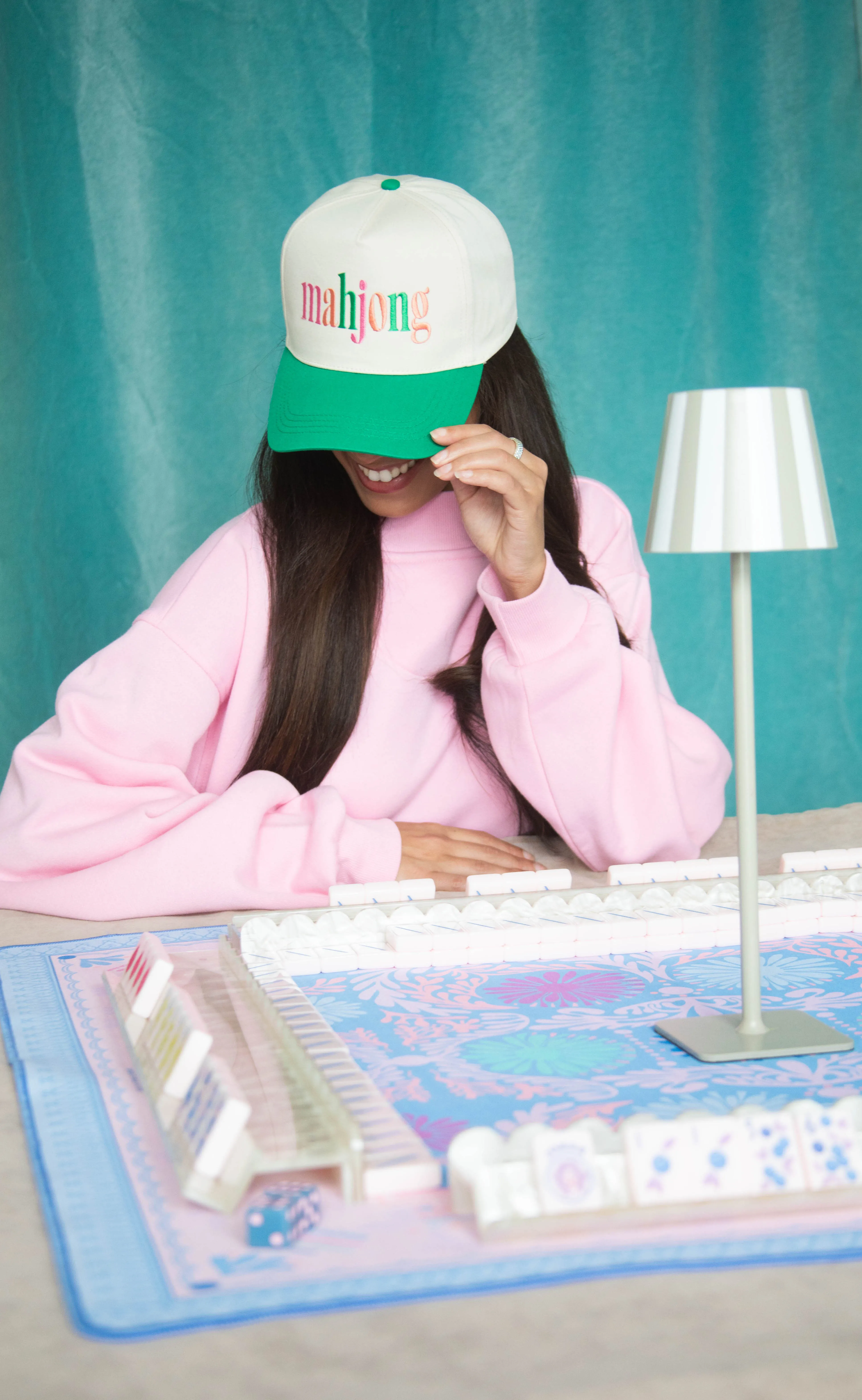 friday + saturday: mahjong two tone trucker sold by RIFFRAFF product image thumbnail 5