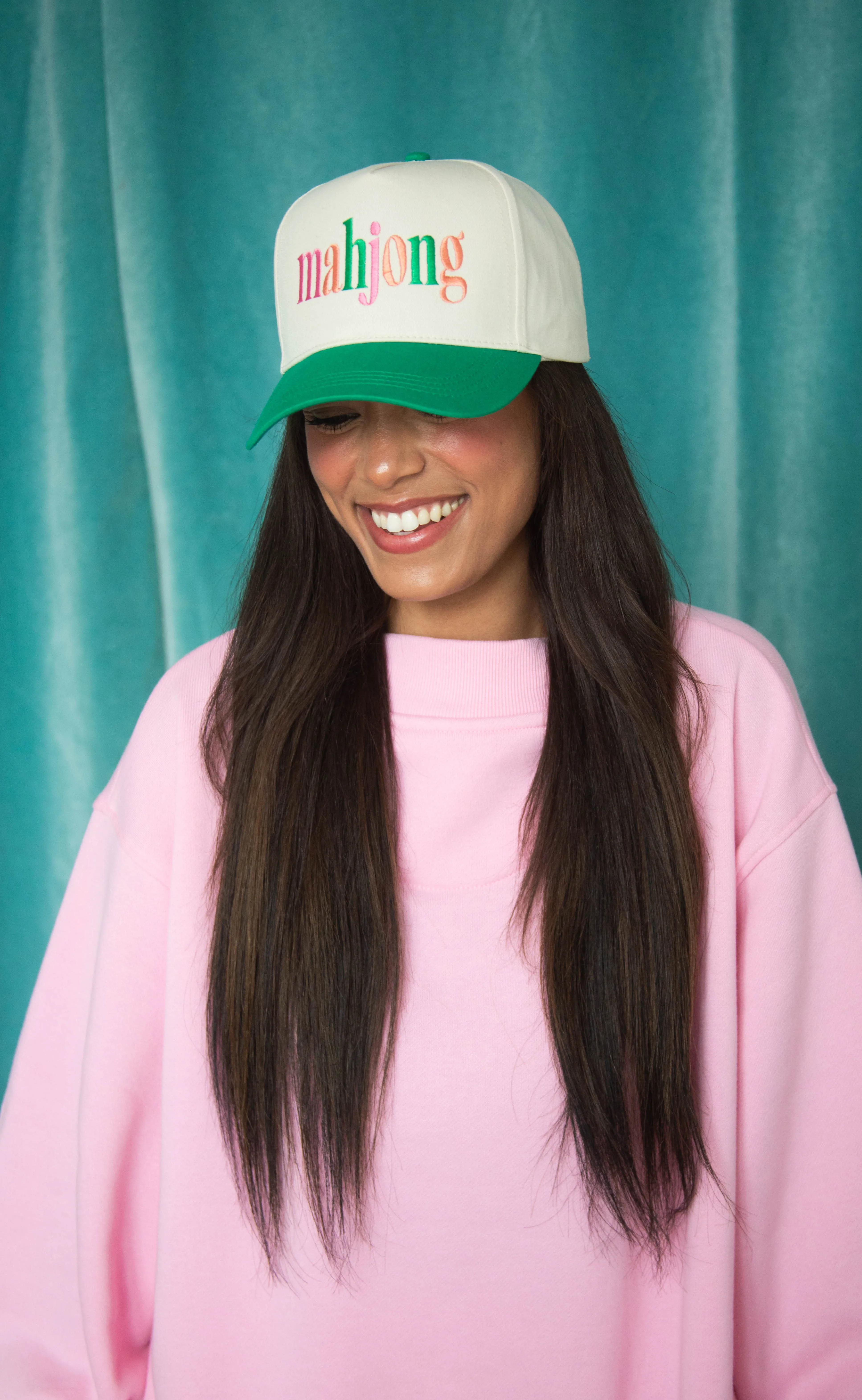 friday + saturday: mahjong two tone trucker sold by RIFFRAFF product image thumbnail 4