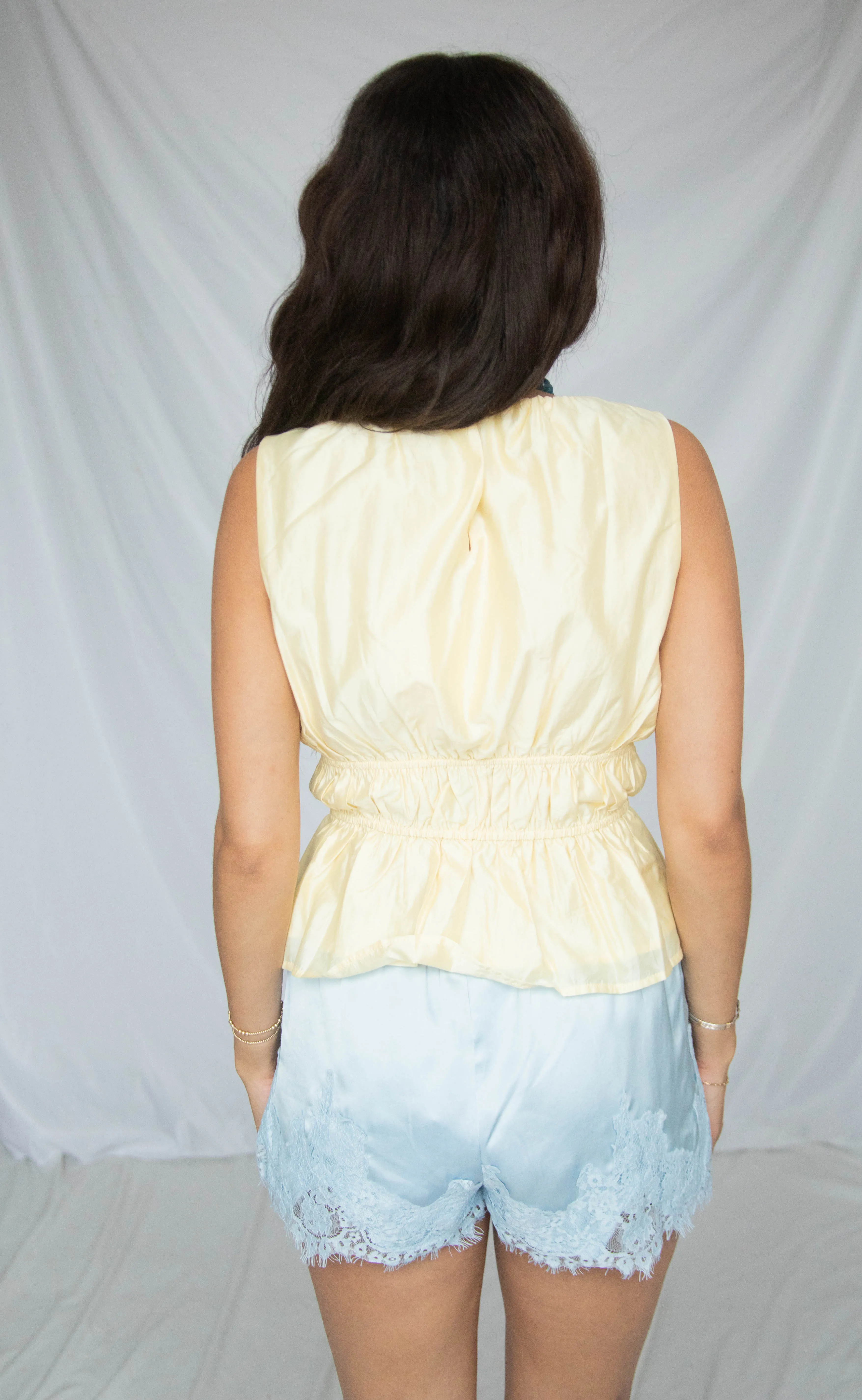 picture perfect ruched blouse sold by RIFFRAFF product image thumbnail 2