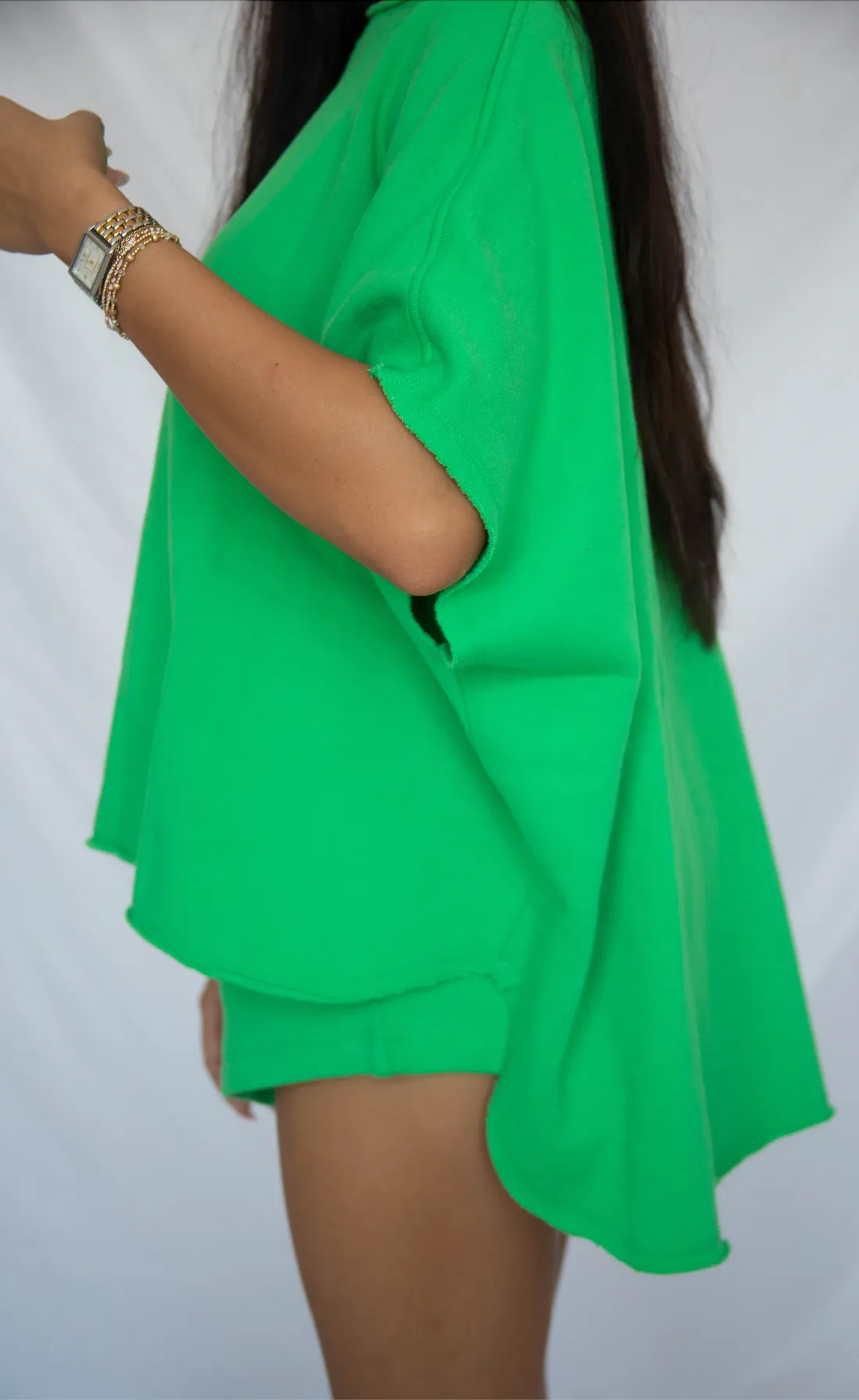 on the move two piece set - green sold by RIFFRAFF product image thumbnail 2
