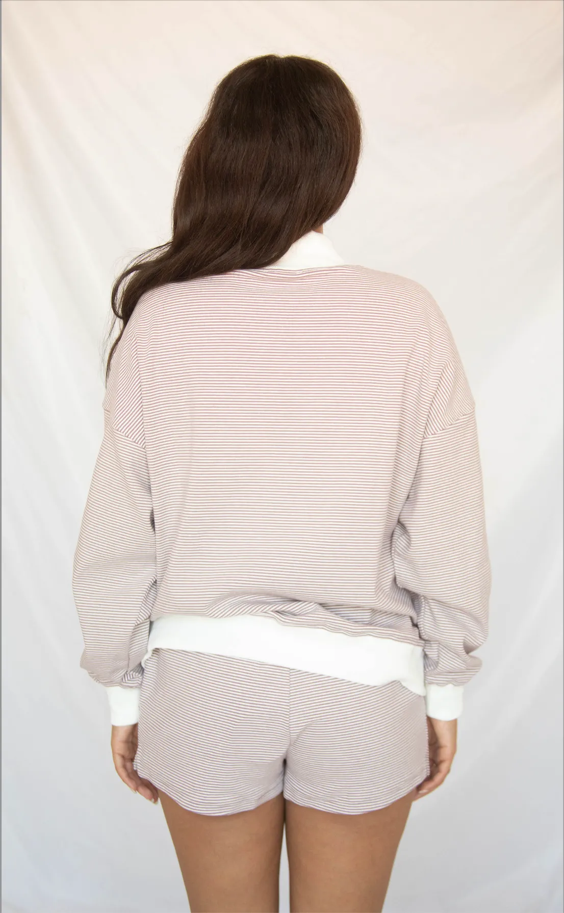 between the lines set - lavender stripe sold by RIFFRAFF product image thumbnail 3