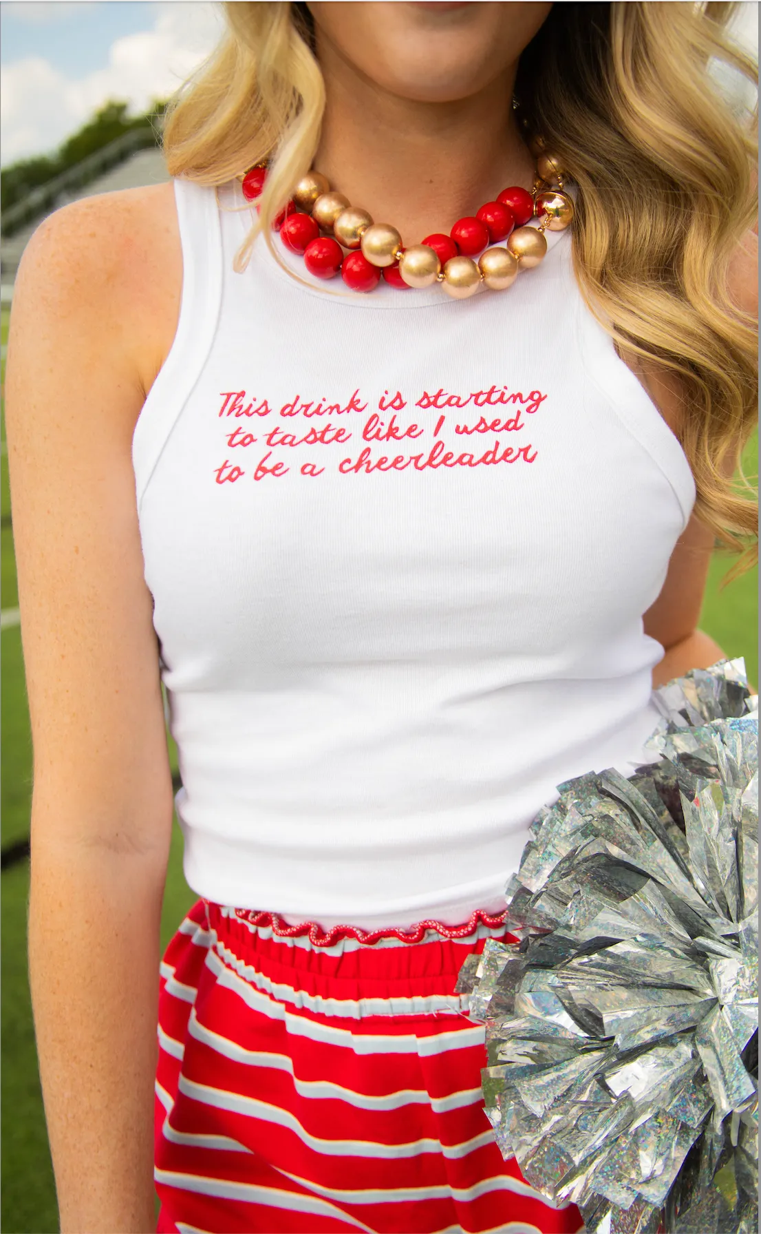 charlie southern: used to be a cheerleader tank sold by RIFFRAFF product image thumbnail 2