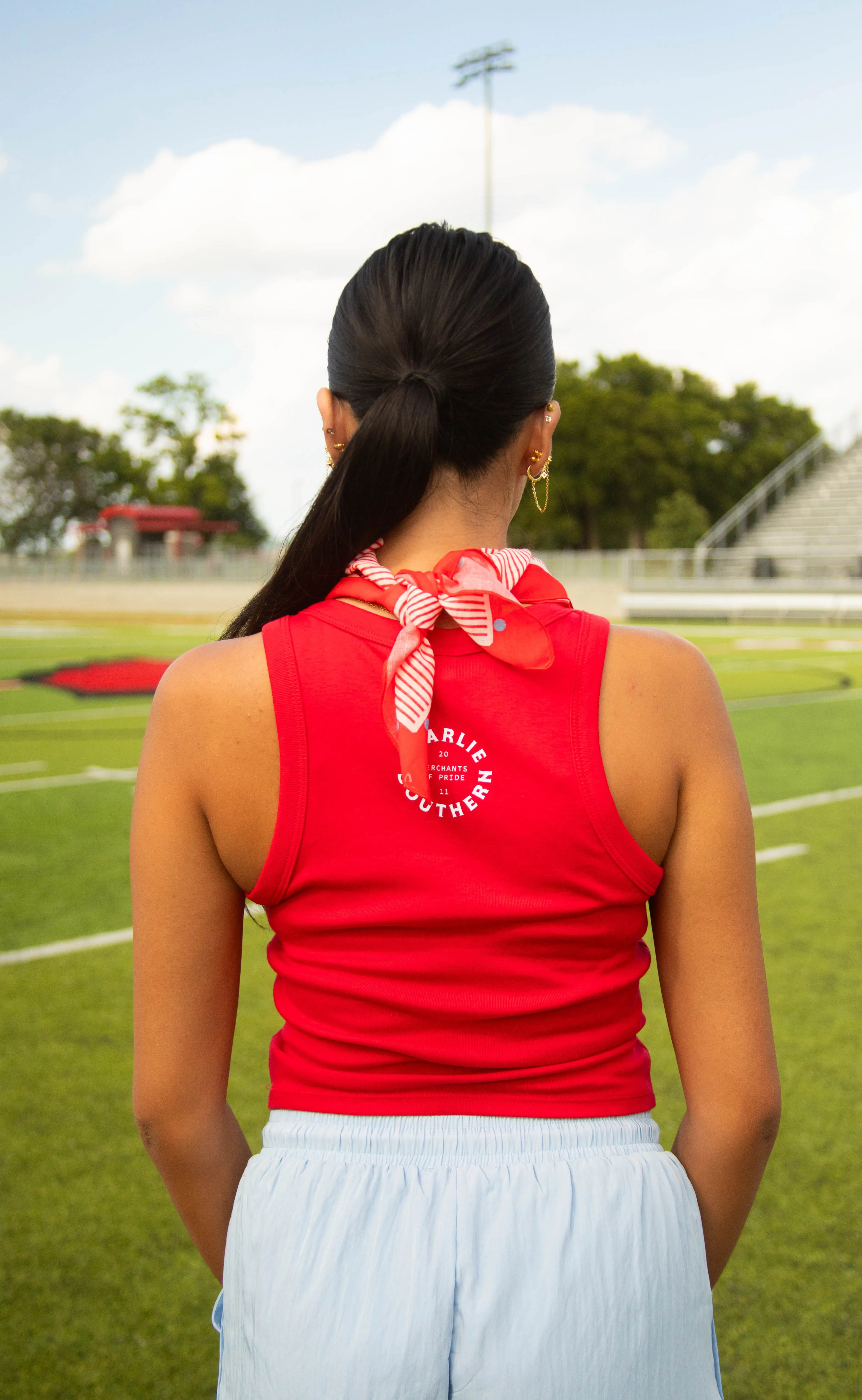 charlie southern: gameday star tank - red sold by RIFFRAFF product image thumbnail 4