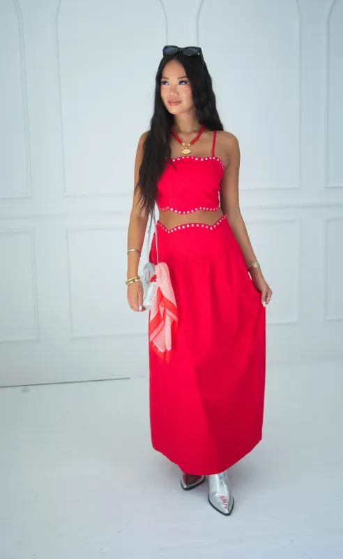 classic crush studded scallop set made by TCEC