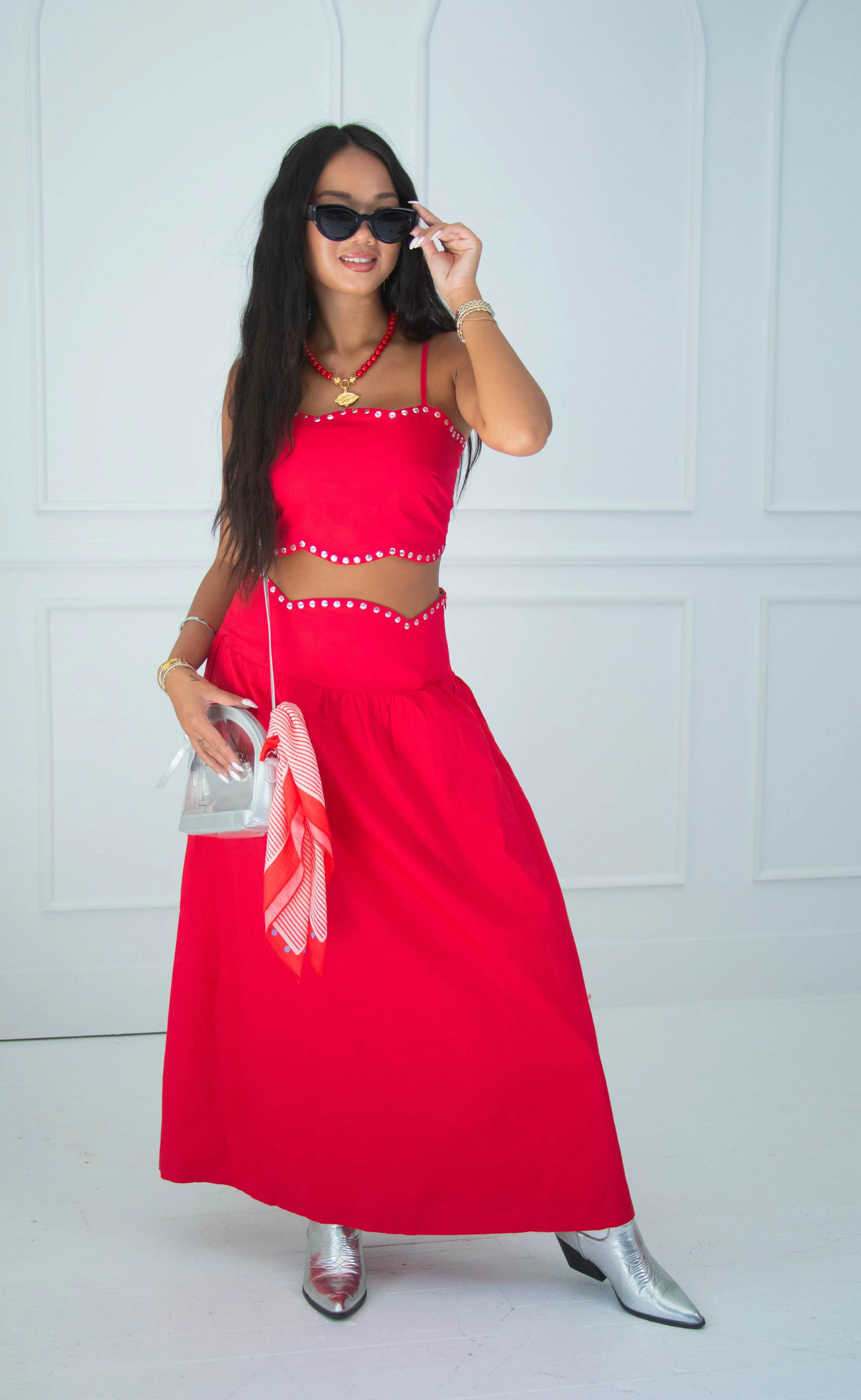 classic crush studded scallop set sold by RIFFRAFF product image thumbnail 2