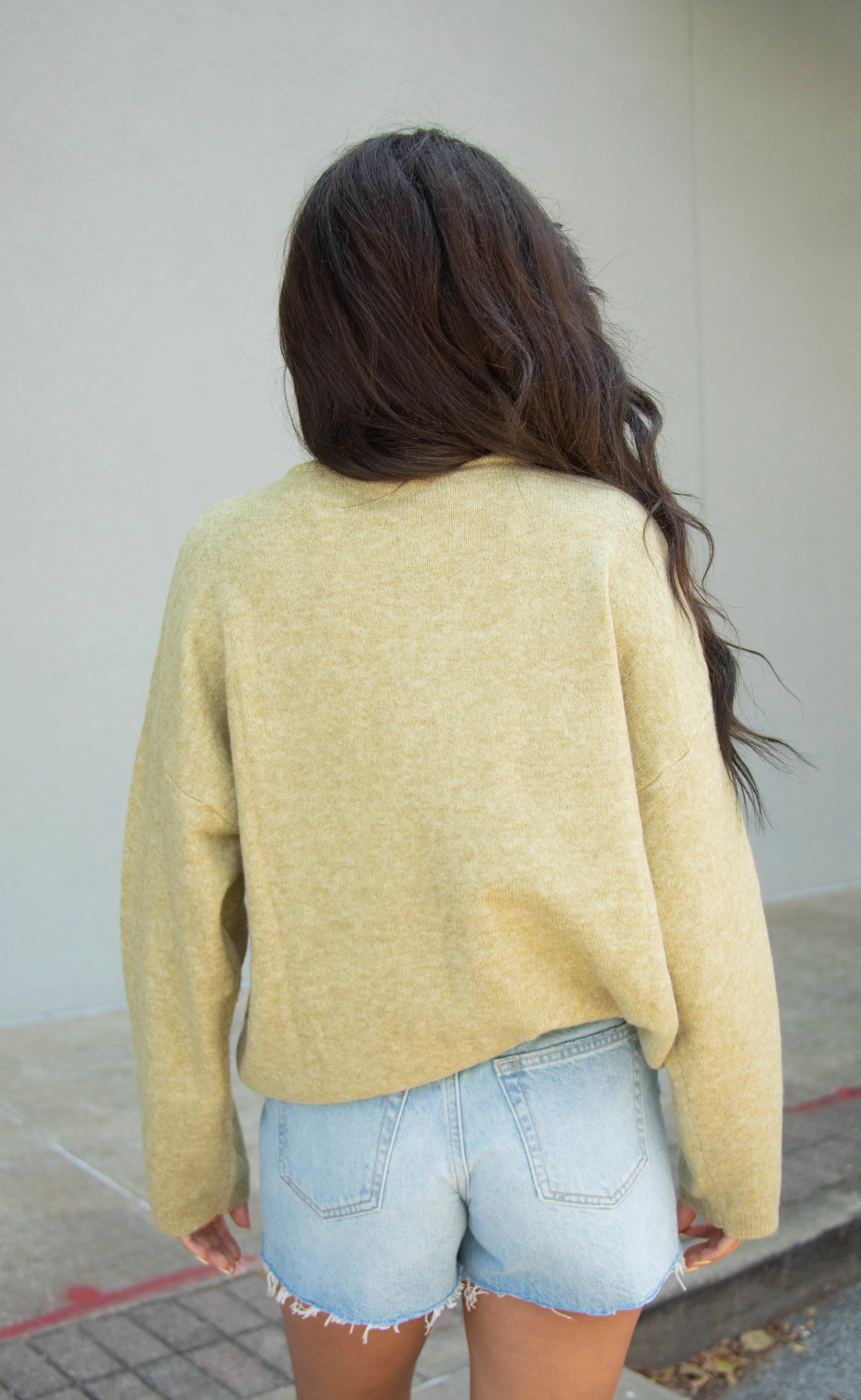 second nature cardigan - olive sold by RIFFRAFF product image thumbnail 4