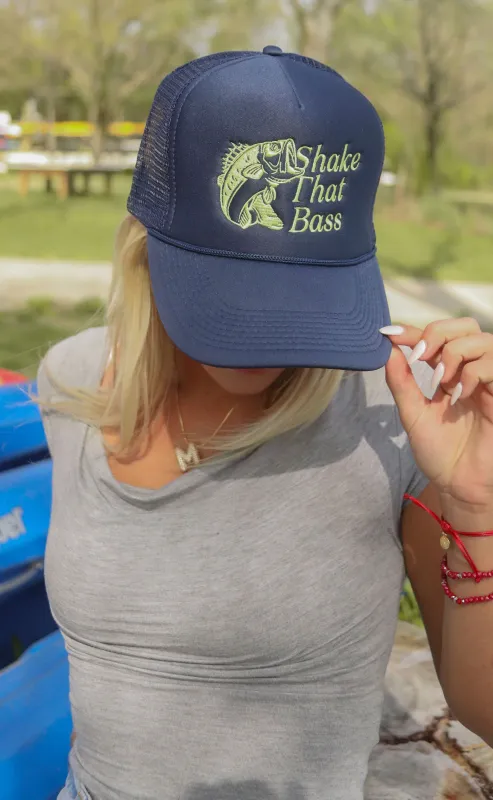 charlie southern: shake that bass trucker hat - navy made by RIFFRAFF