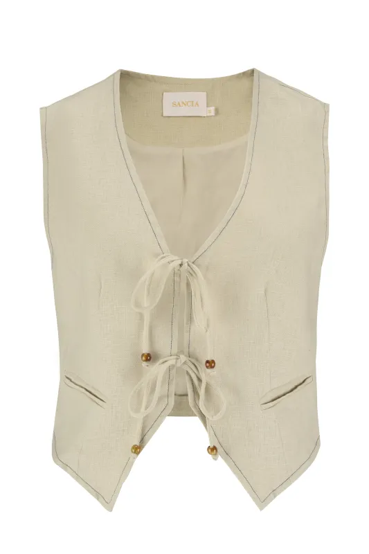 THE DRITA VEST sold by Sancia