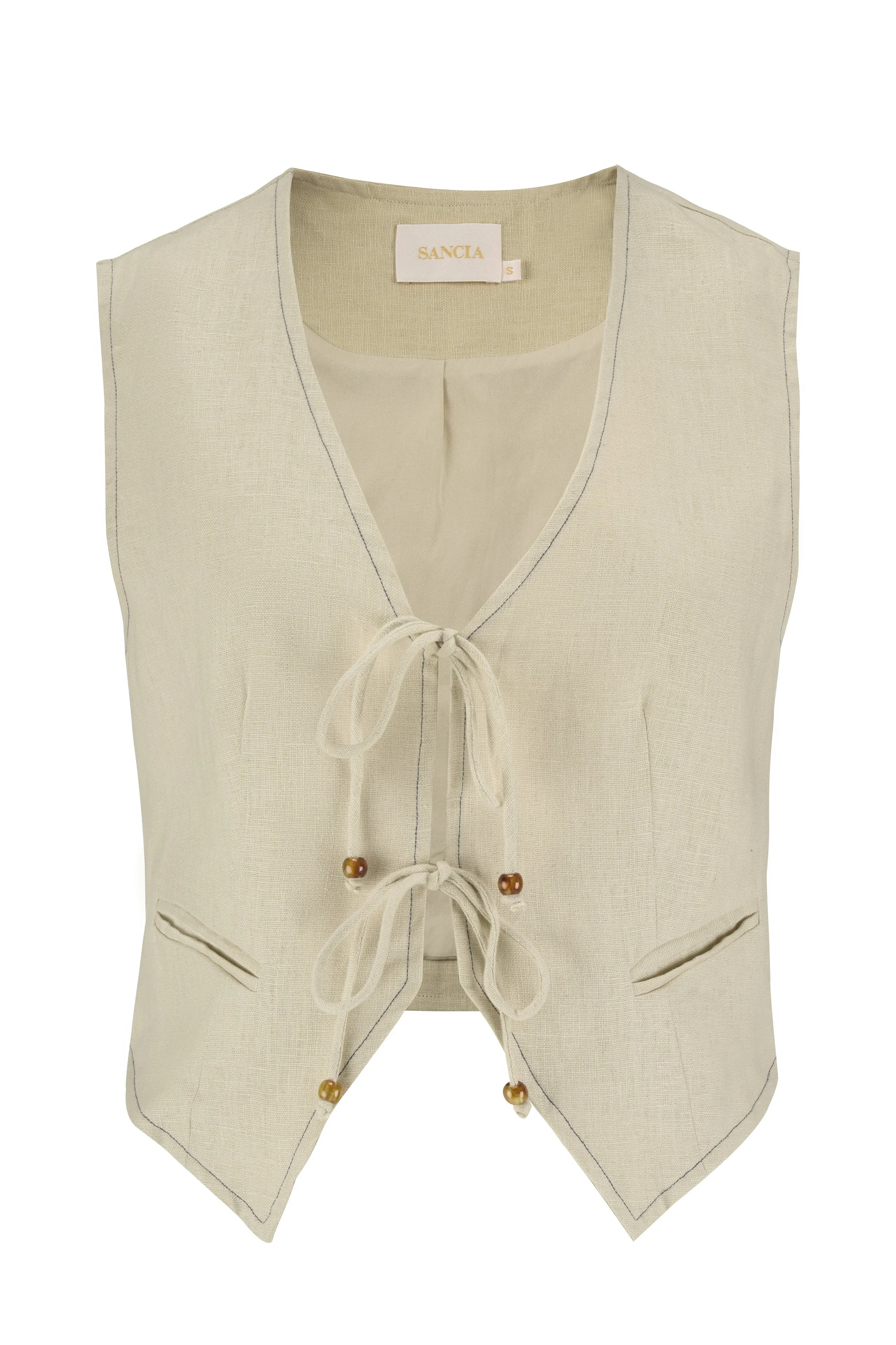 THE DRITA VEST sold by Sancia