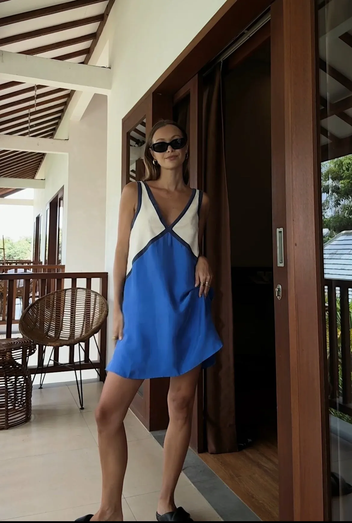 THE ADRIANA CUPRO MINI DRESS sold by Sancia product image thumbnail 3