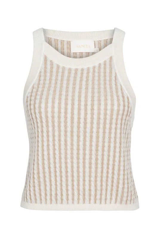 THE JUDA KNIT TANK sold by Sancia