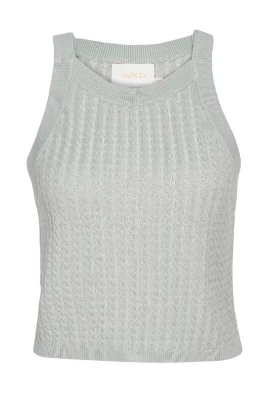 THE JUDA KNIT TANK sold by Sancia
