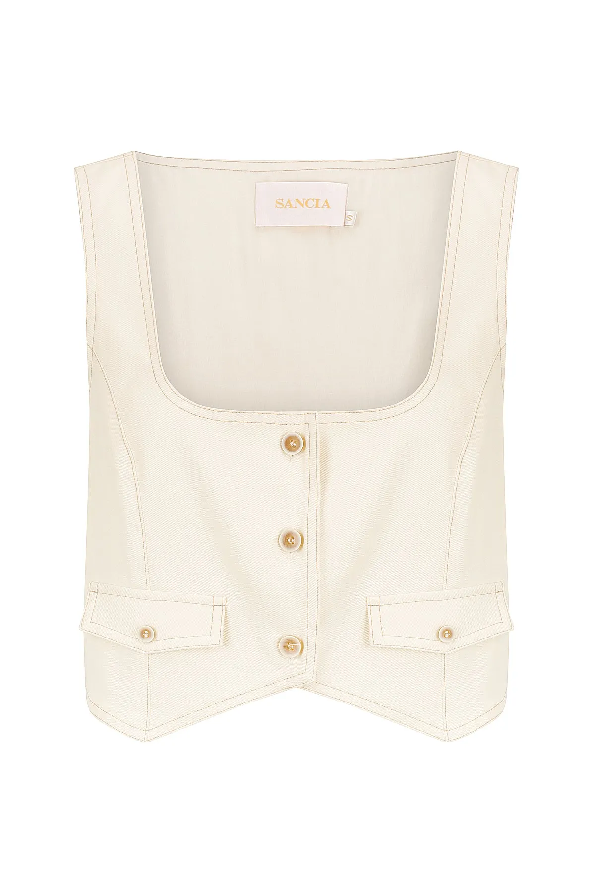 THE MARCI VEST sold by Sancia