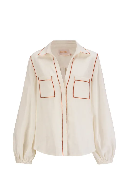 THE FIORA SHIRT sold by Sancia