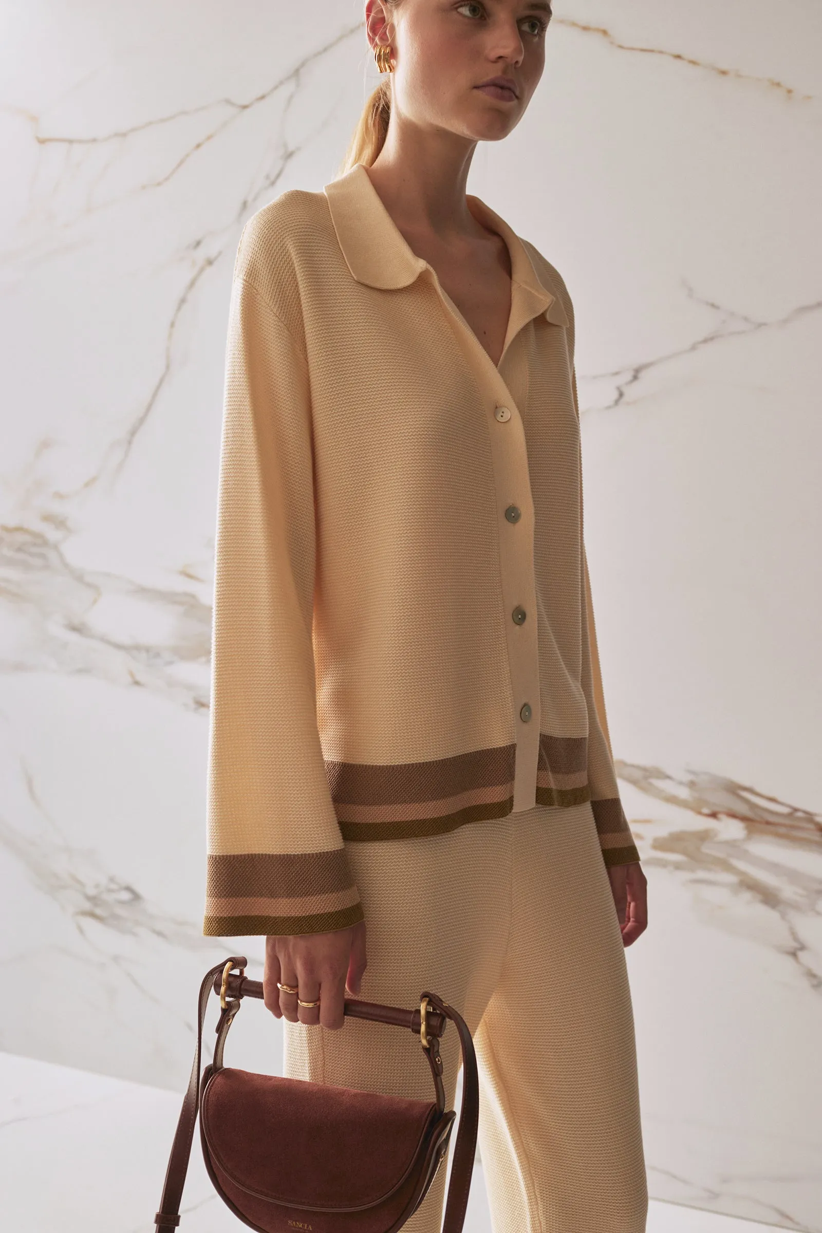 THE ABIGAIL KNIT SHIRT sold by Sancia product image thumbnail 5