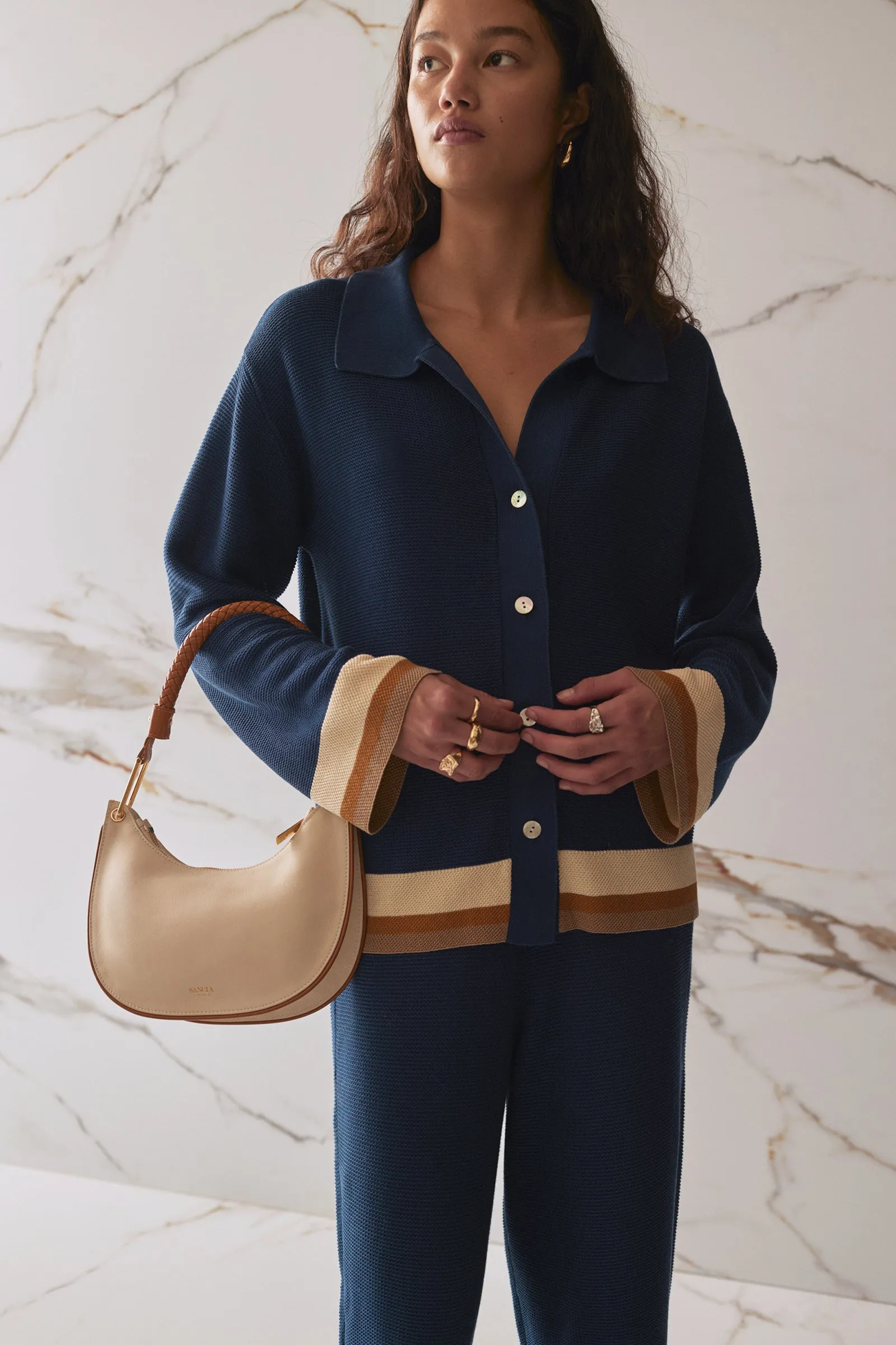 THE ABIGAIL KNIT SHIRT sold by Sancia product image thumbnail 4