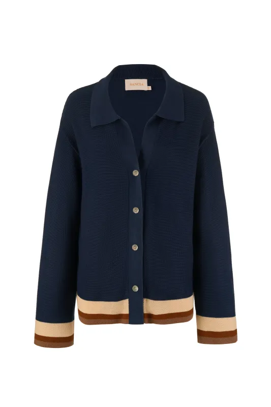 THE ABIGAIL KNIT SHIRT sold by Sancia