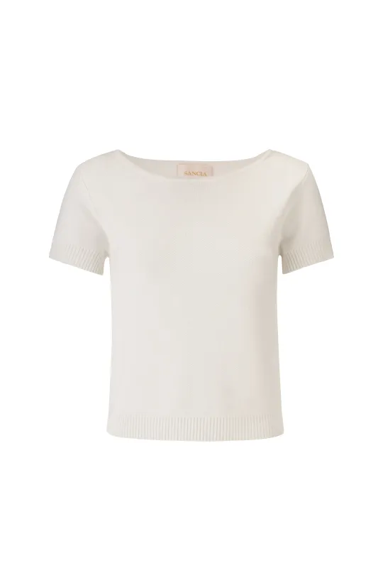 THE EMI KNIT TEE sold by Sancia