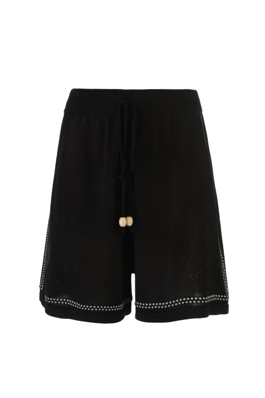 THE MILANI KNIT SHORTS sold by Sancia