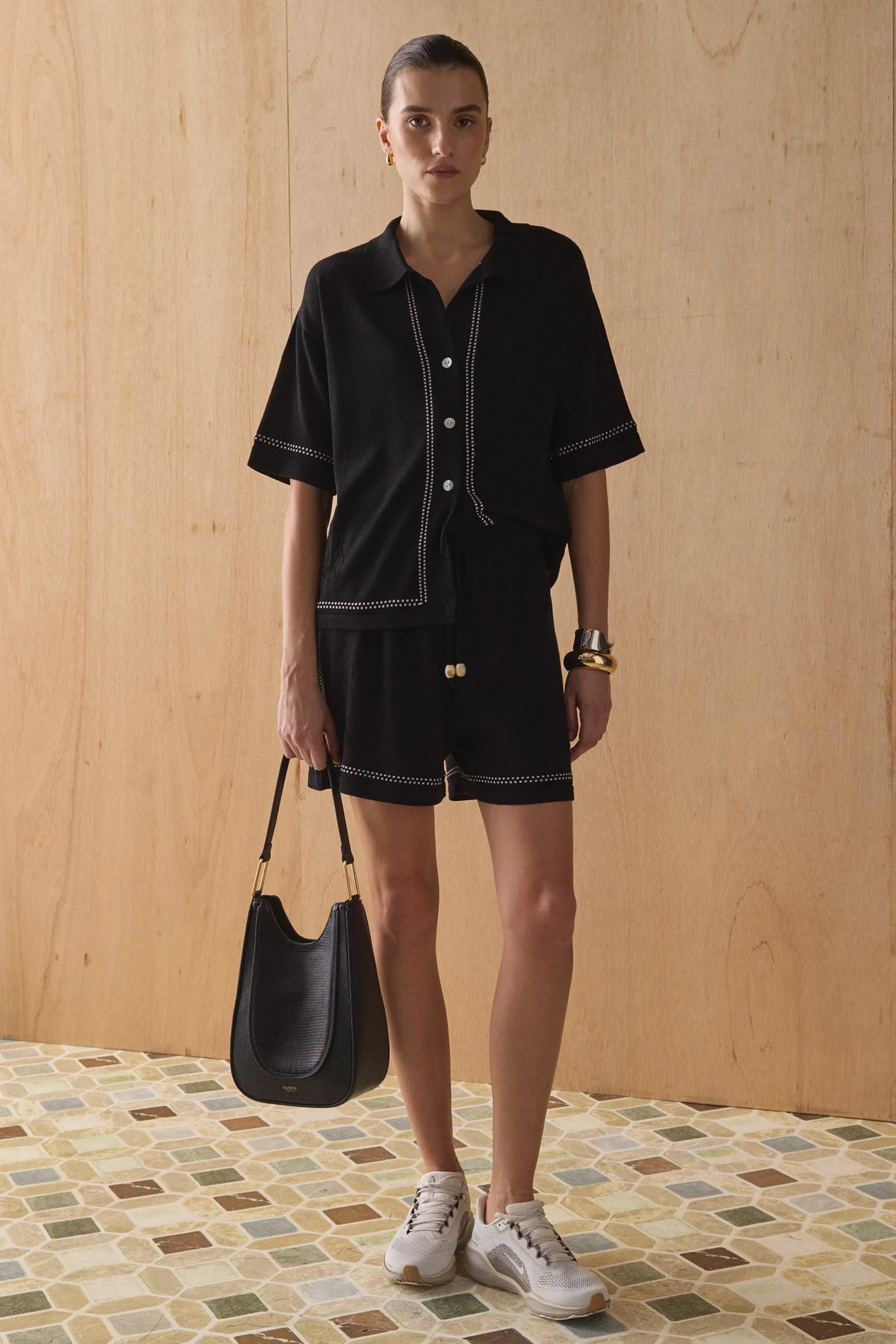 THE MILANI KNIT SHORTS sold by Sancia product image thumbnail 2