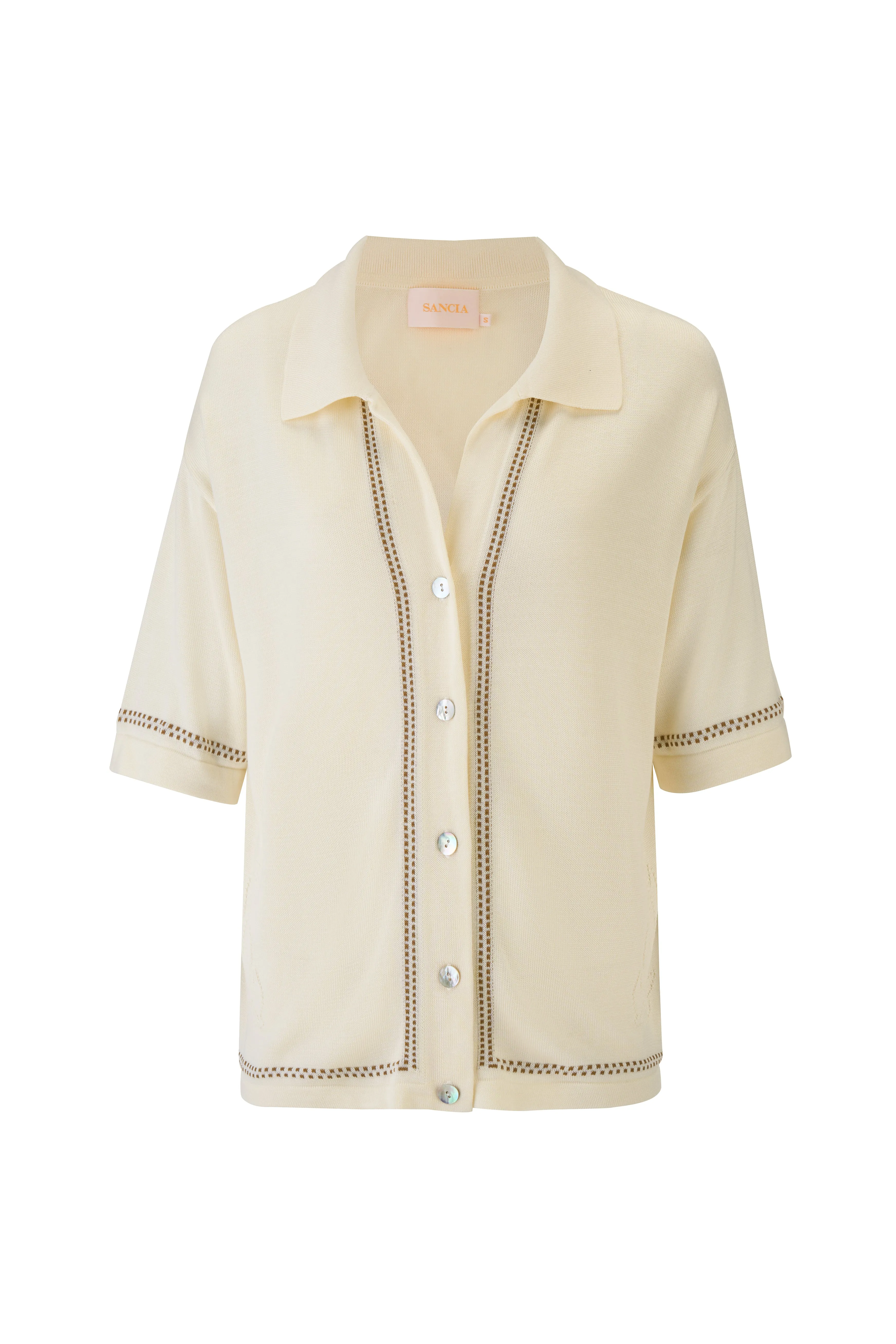 THE COCO KNIT SHIRT sold by Sancia