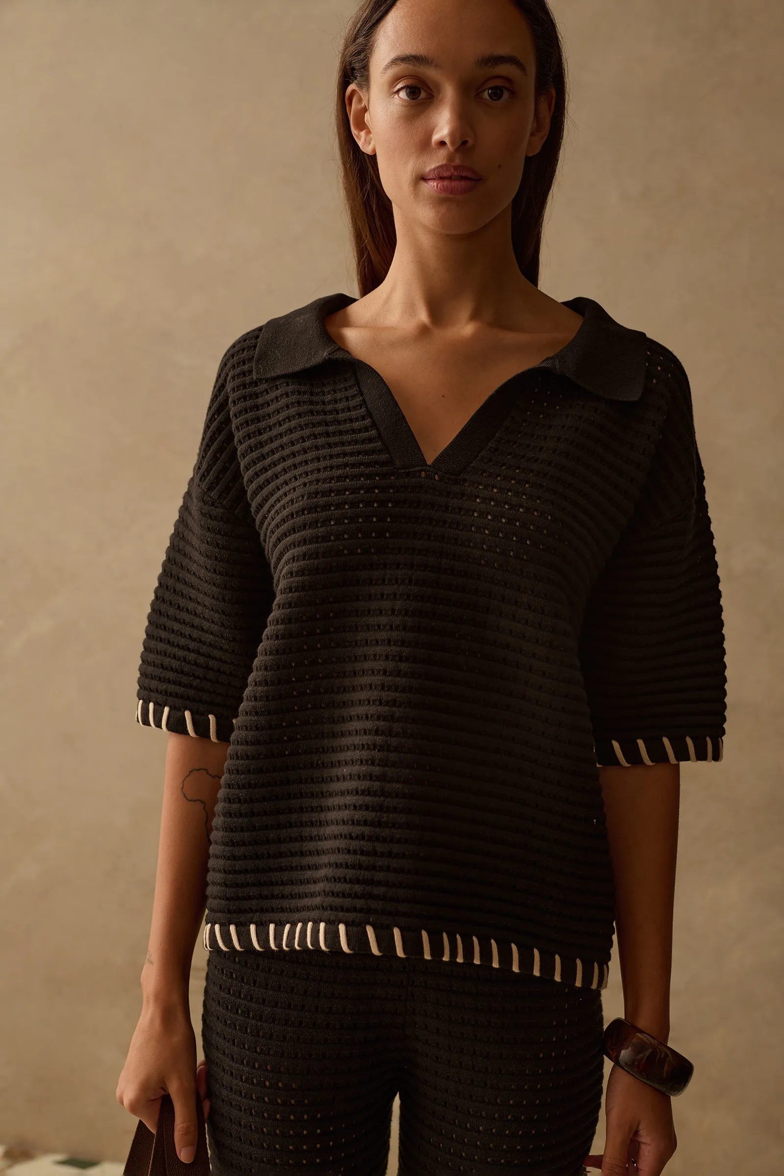 THE ZARNI KNIT SHIRT sold by Sancia product image thumbnail 3