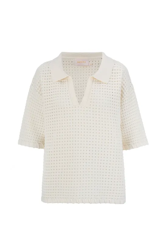 THE ZARNI KNIT SHIRT sold by Sancia