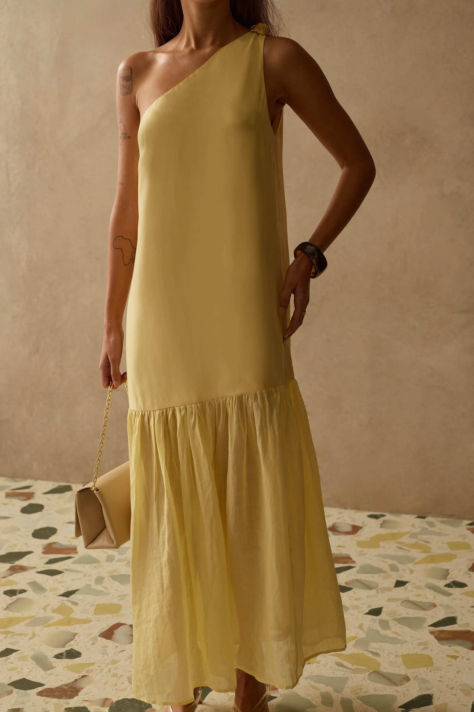 THE CLAUDIA CUPRO DRESS sold by Sancia product image thumbnail 5