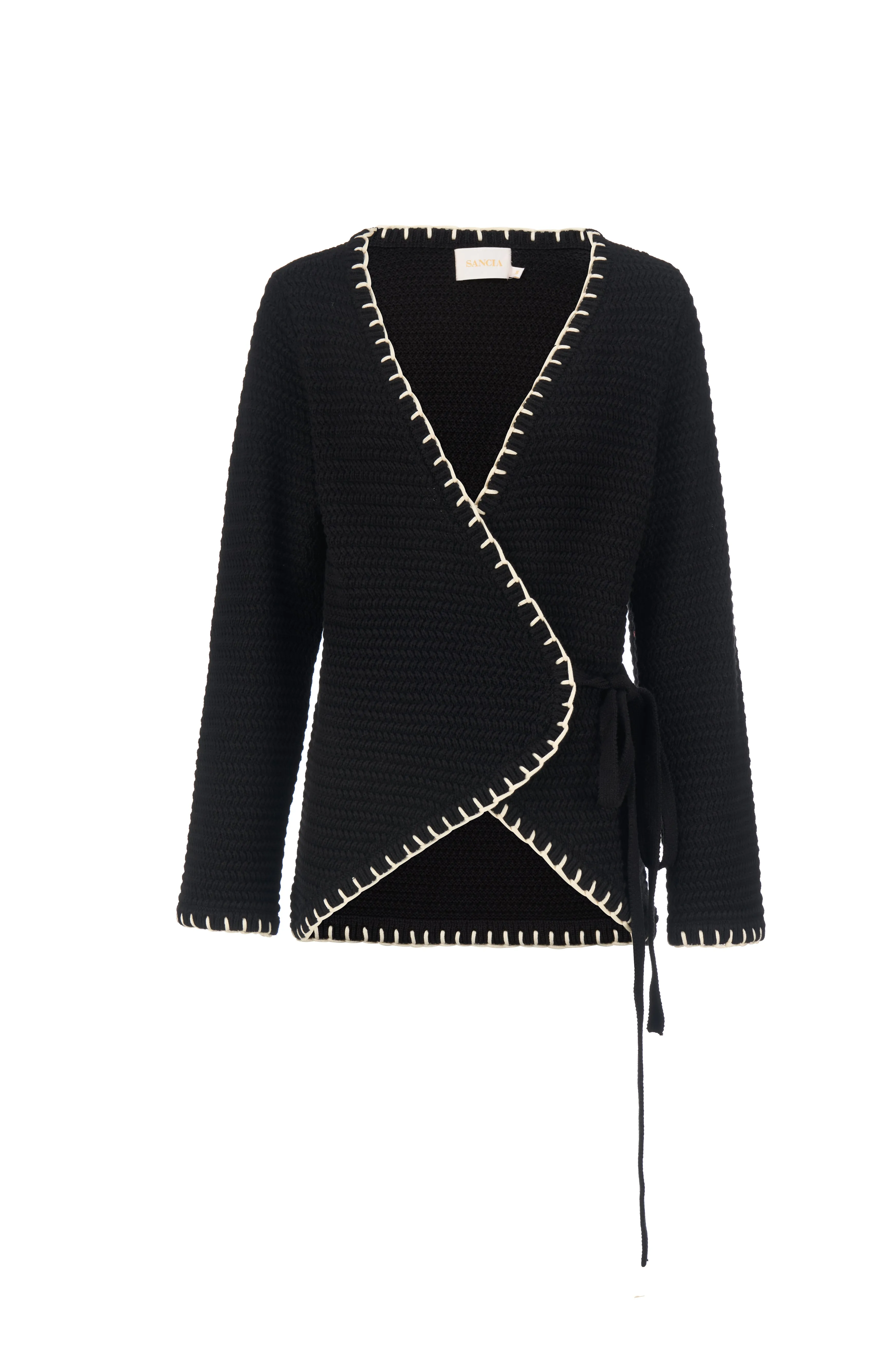 THE ZATY KNIT CARDIGAN sold by Sancia