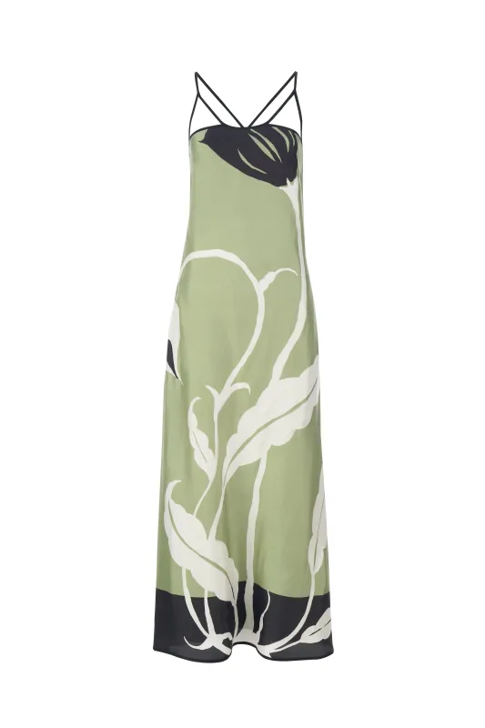 THE VIOLETA CUPRO DRESS made by Sancia