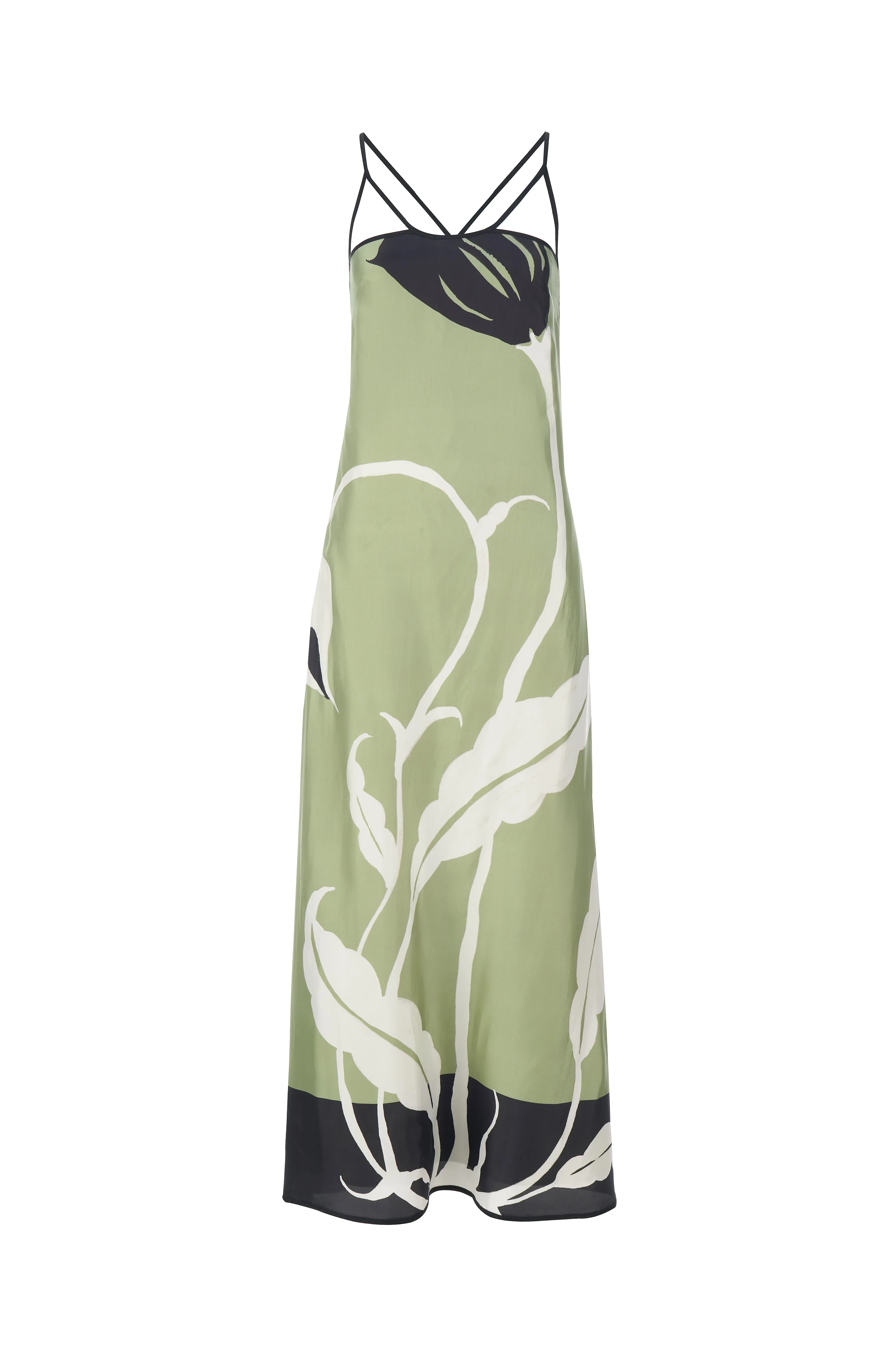 THE VIOLETA CUPRO DRESS sold by Sancia