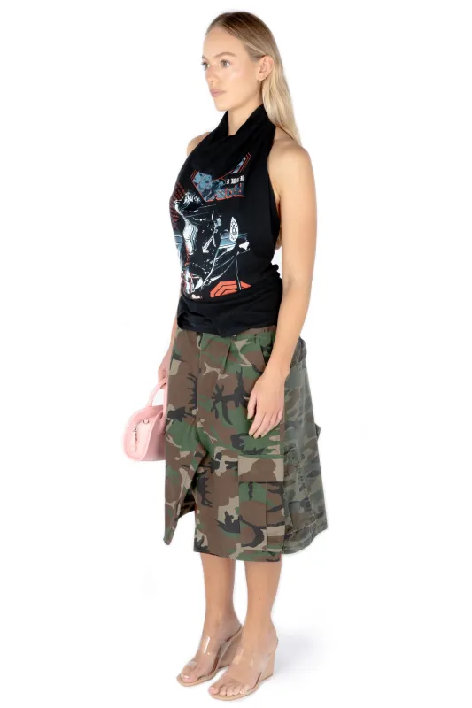 ROSES TEE / black made by KITTEN studio