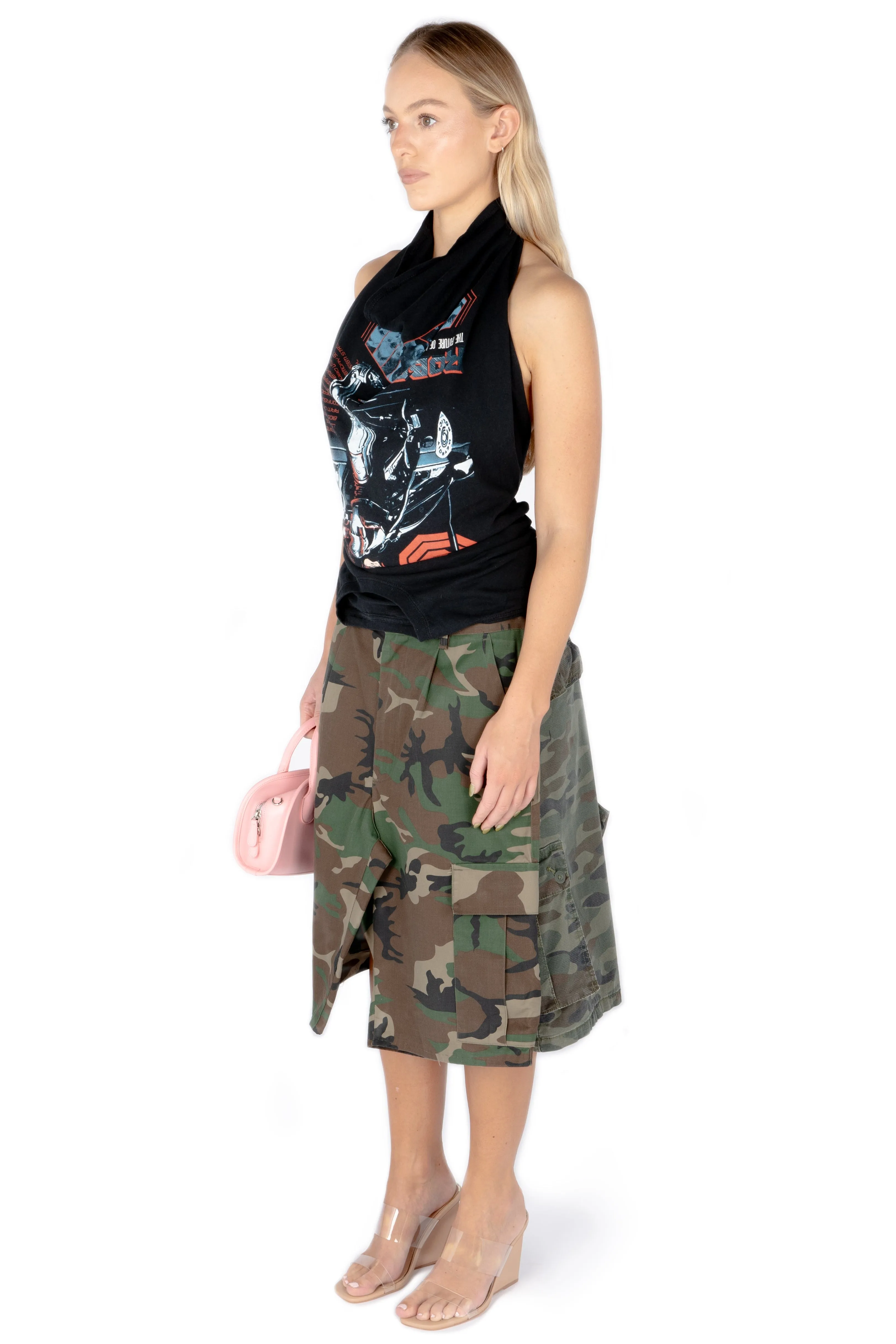 ROSES TEE / black sold by KITTEN studio