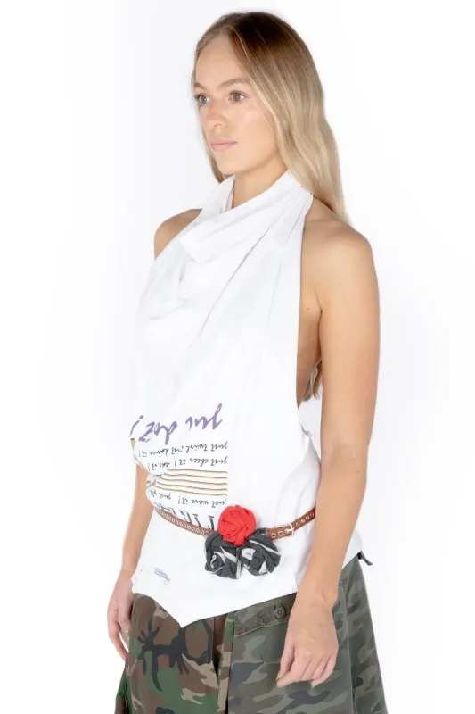 ROSES TEE / white made by KITTEN studio