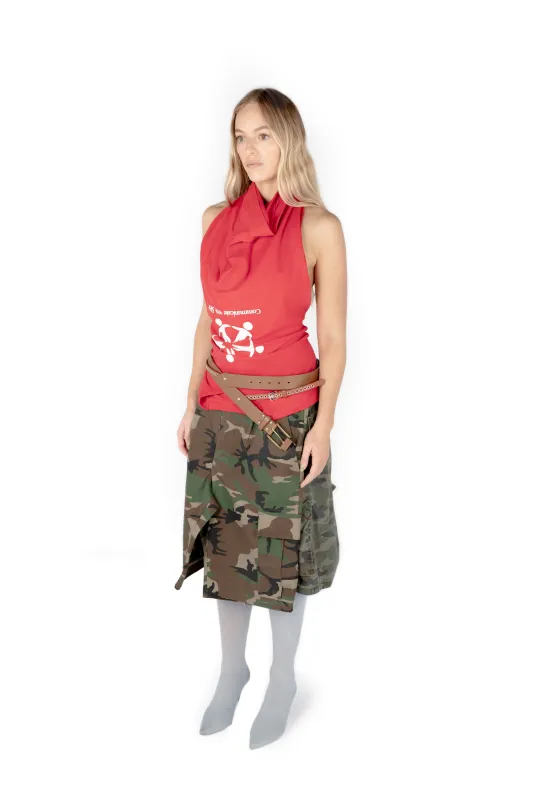 ROSES TEE / red made by KITTEN studio