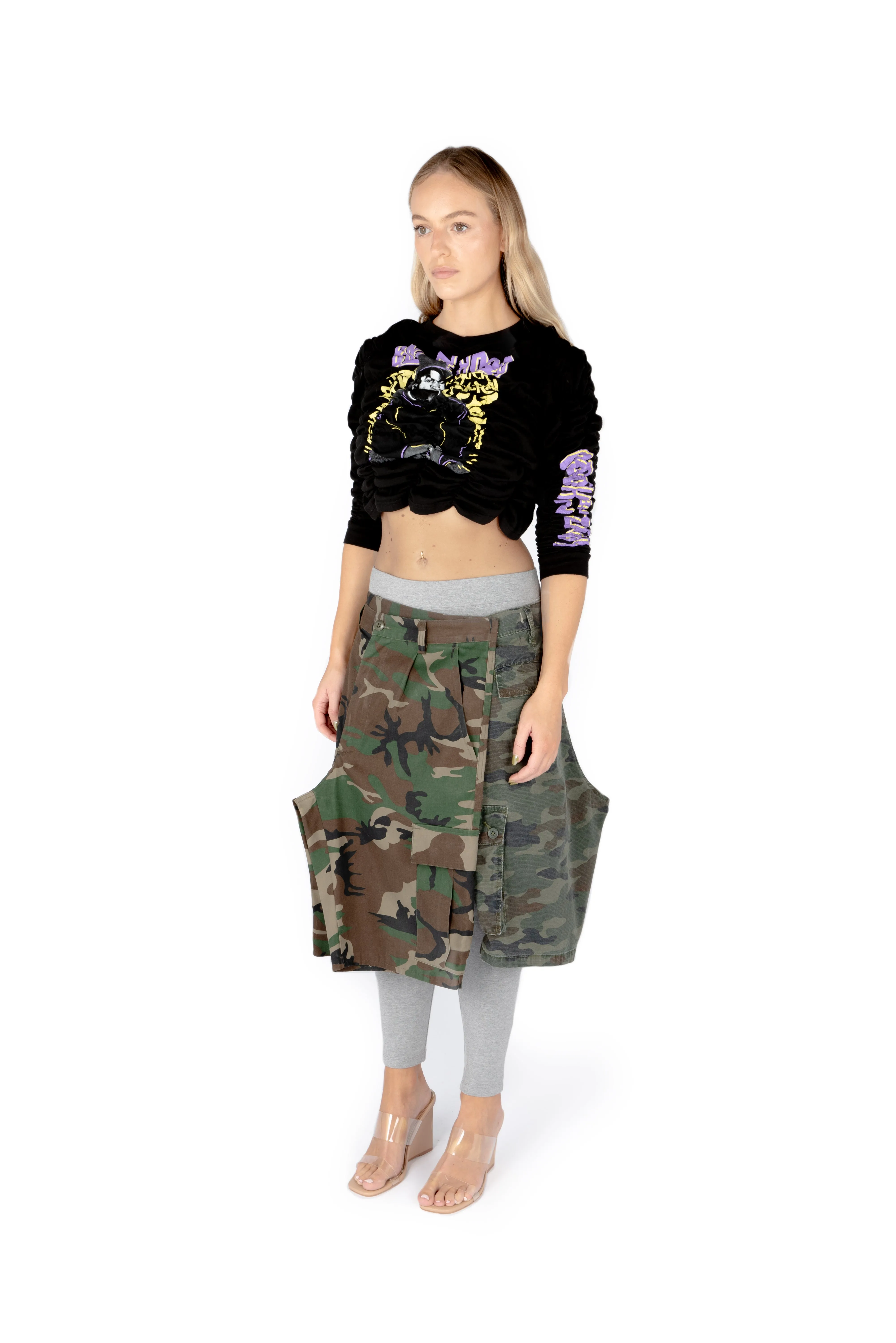 SCRUNCH TEE / black sold by KITTEN studio product image thumbnail 2