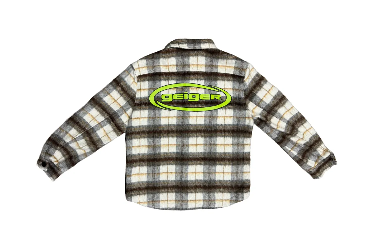 SZN 6 Mohair Flannel Tan/Brown made by John Geiger