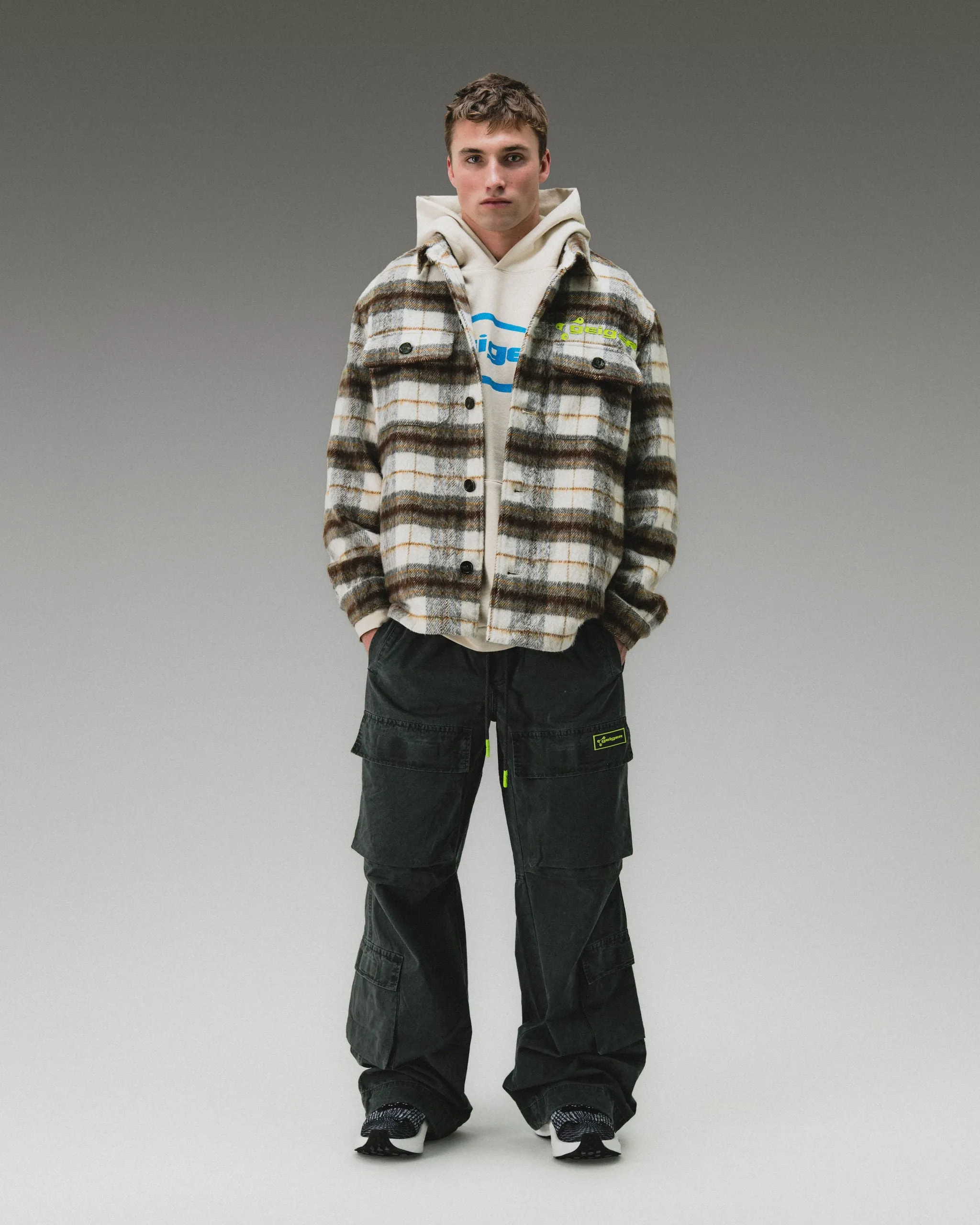 SZN 6 Stacked Cargo Pants 'Grey' sold by John Geiger product image thumbnail 2