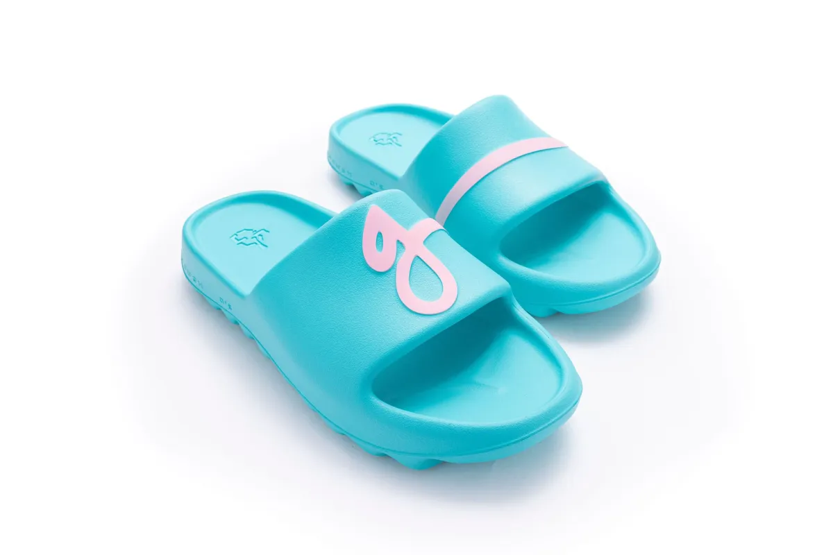 'Teal/Pink' Art Week Geiger Slides Exclusive made by John Geiger