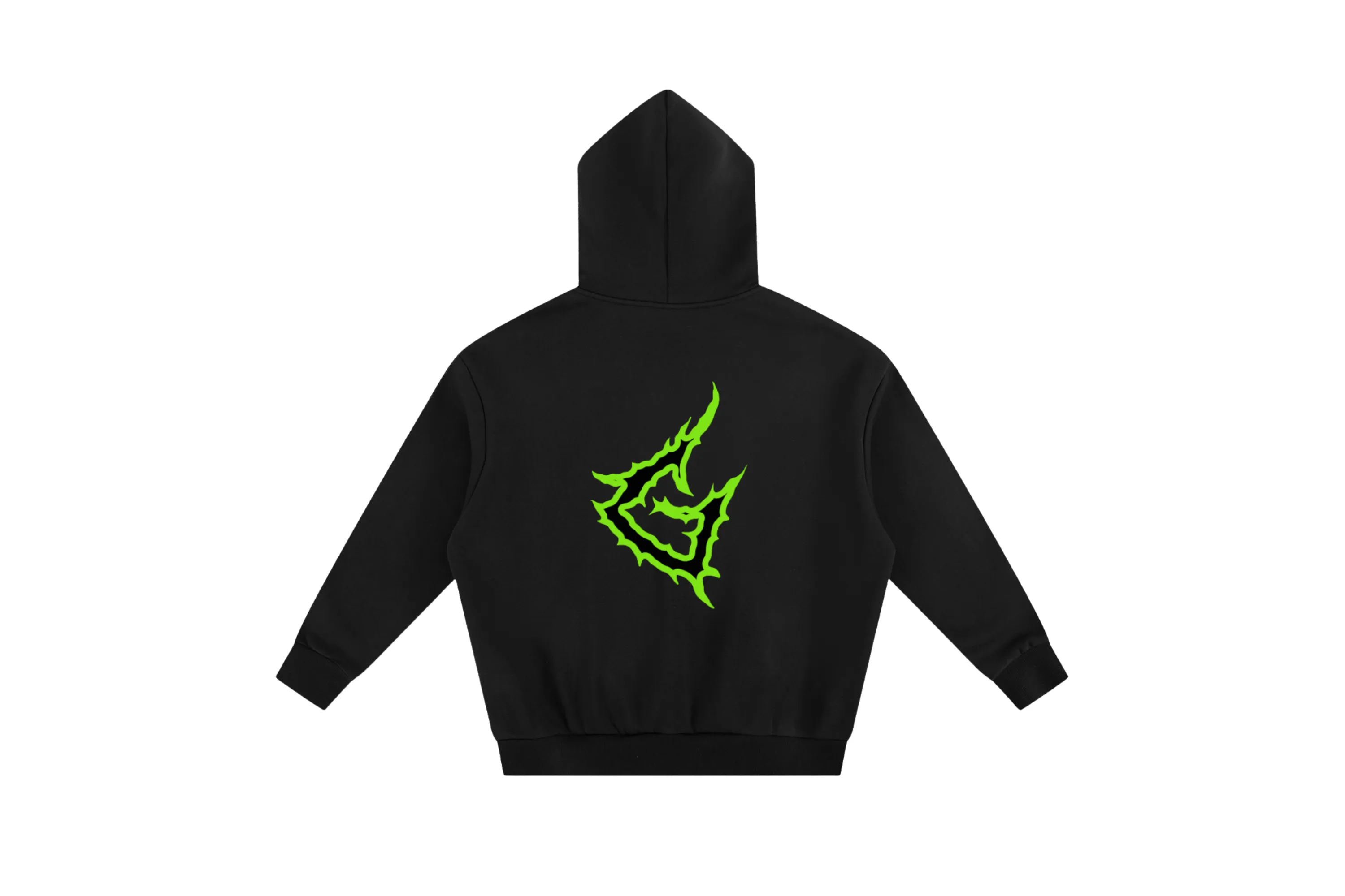 Double Oval Logo Lightweight Hoodie Black sold by John Geiger product image thumbnail 2