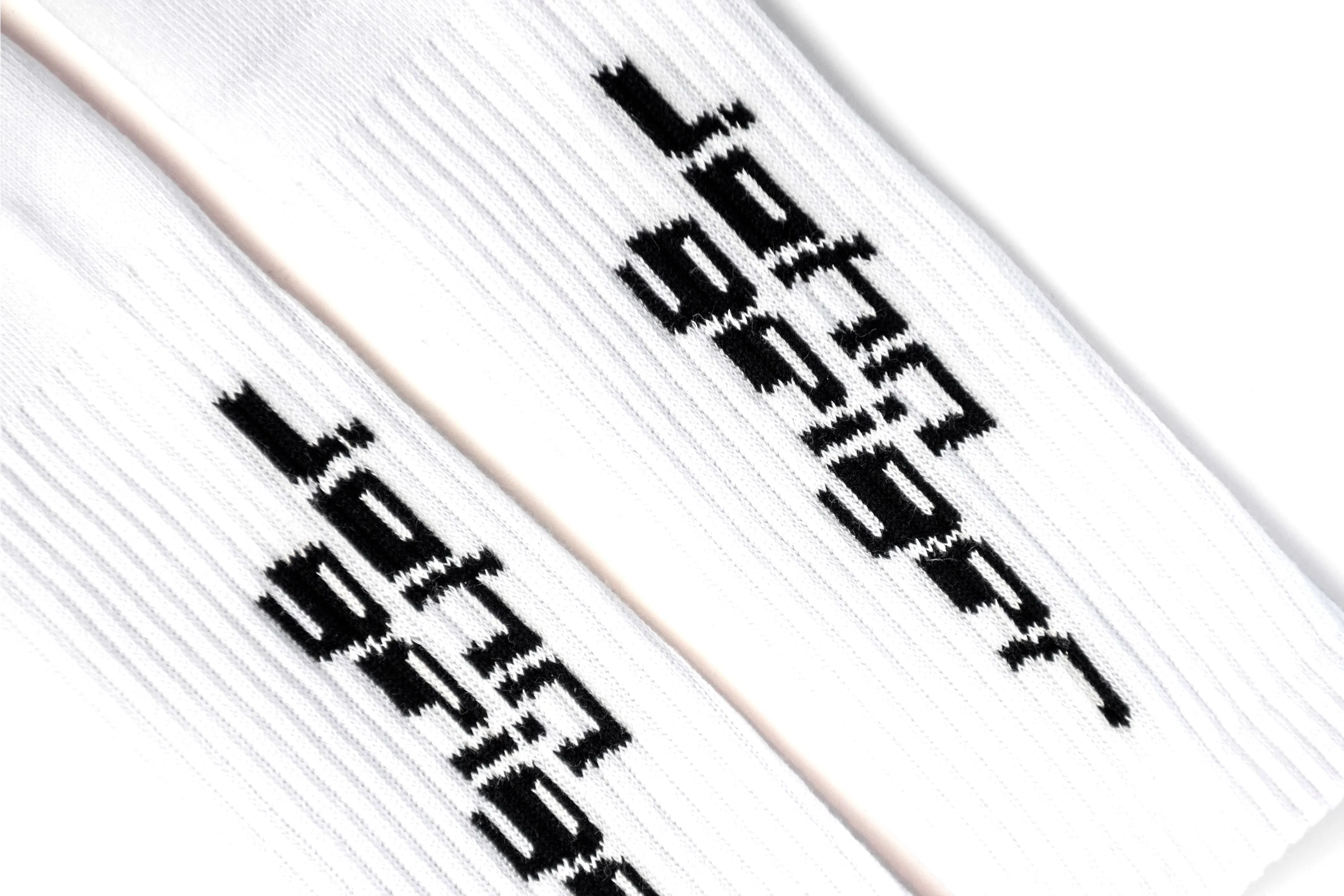 Digital Logo Socks White/Black sold by John Geiger product image thumbnail 2