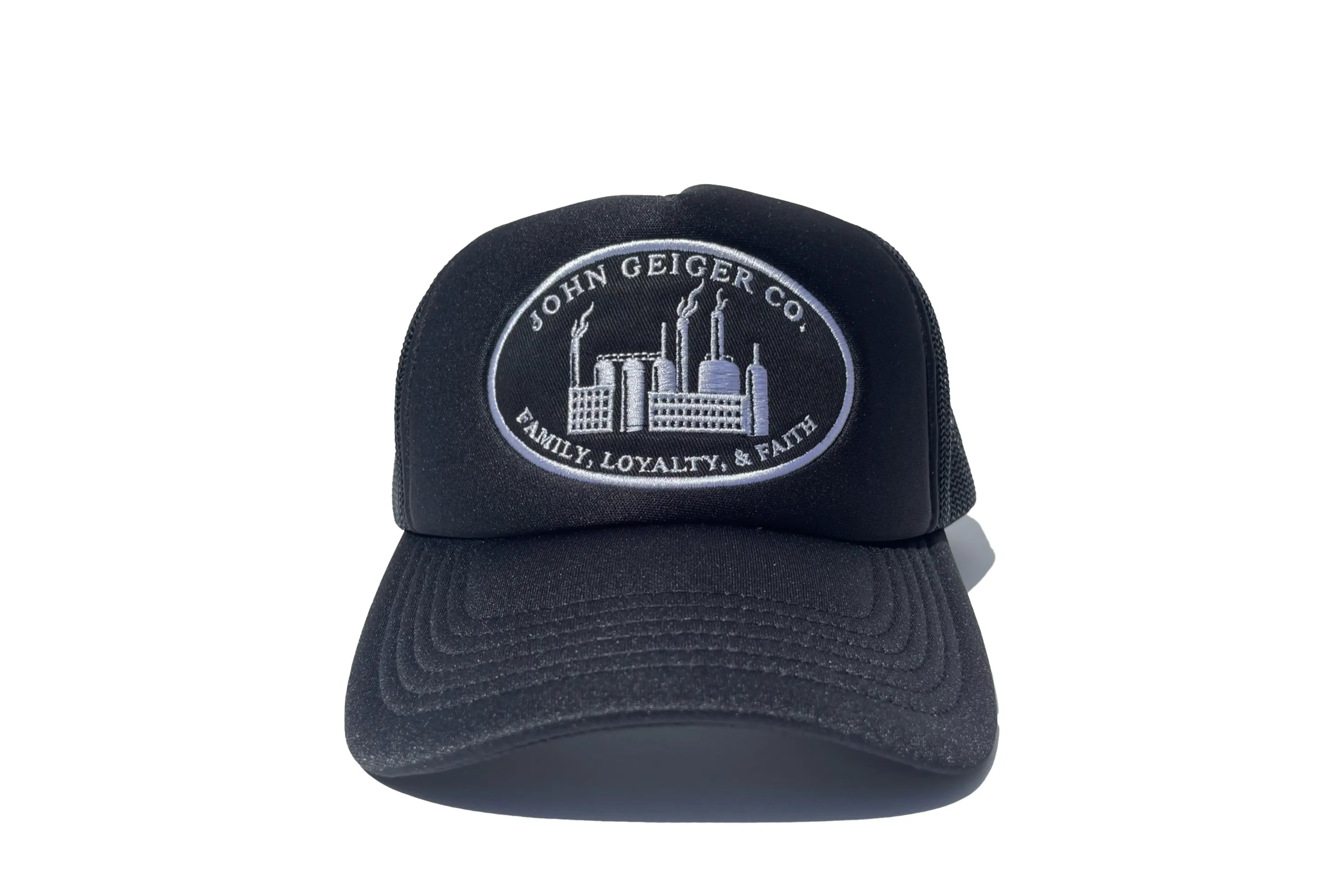 Blacked Out "Family Loyalty Faith" Trucker Hat sold by John Geiger