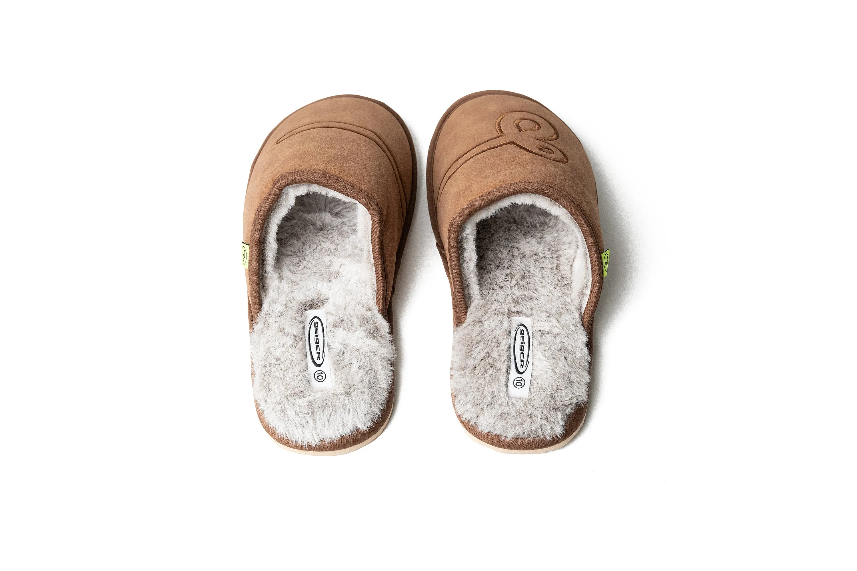 House Slippers Brown/ Plush Interior sold by John Geiger product image thumbnail 4