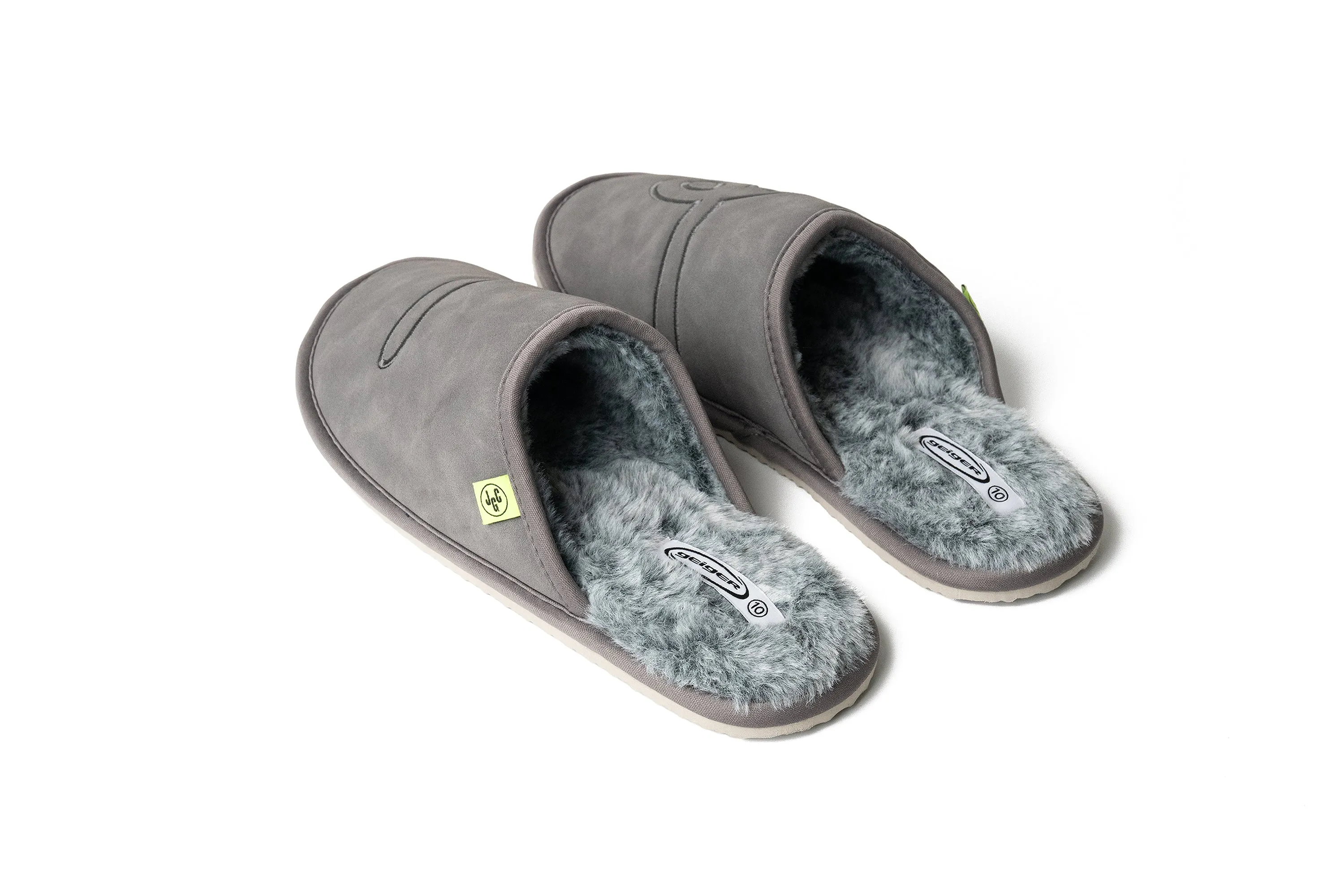 House Slippers Grey/ Plush Interior sold by John Geiger product image thumbnail 2
