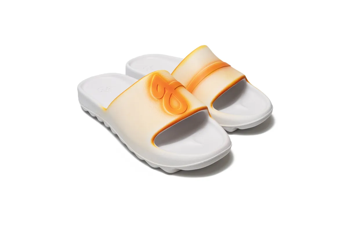 Matte Faded Orange Slides made by John Geiger