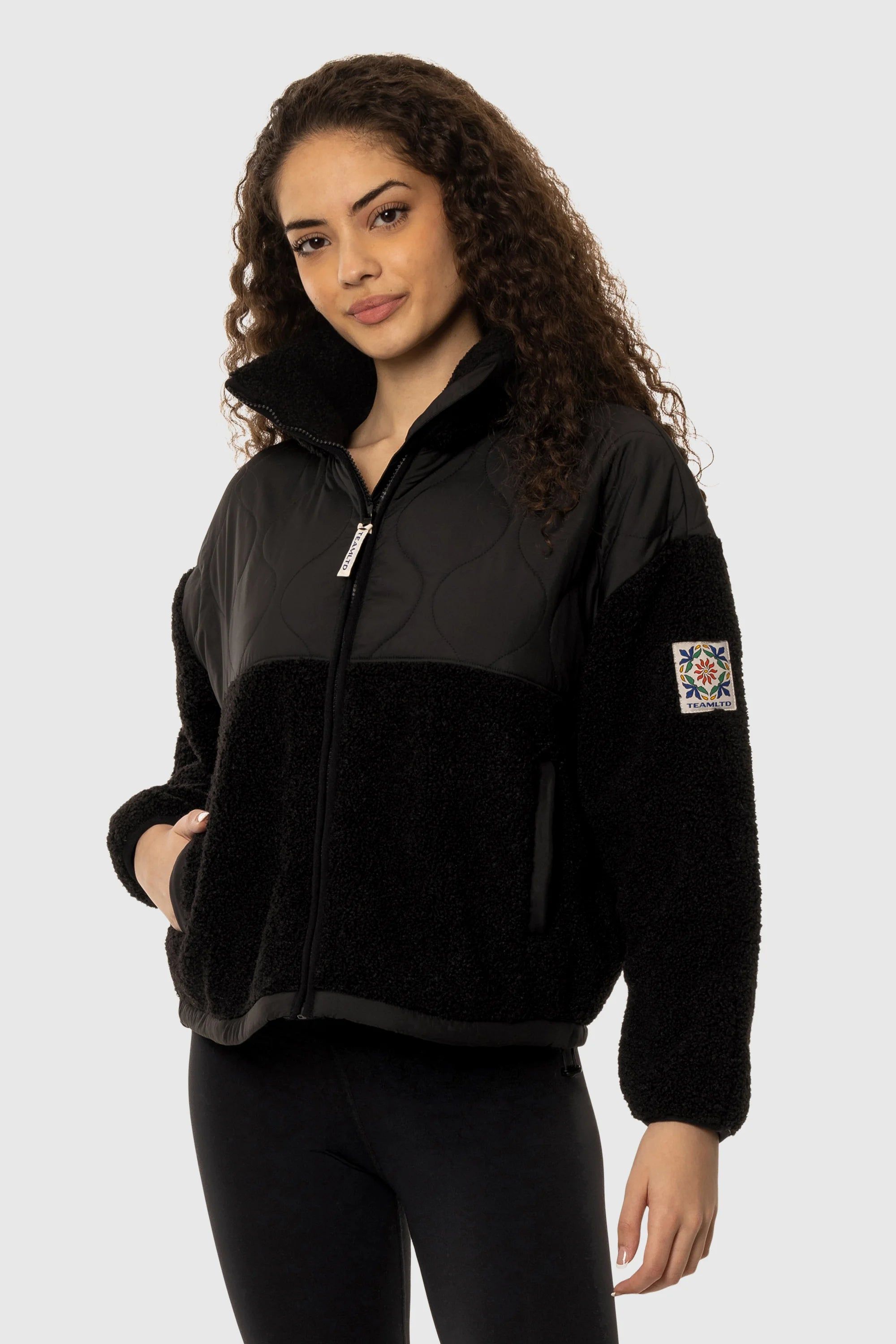 Quilted Sherpa Jacket sold by TEAMLTD